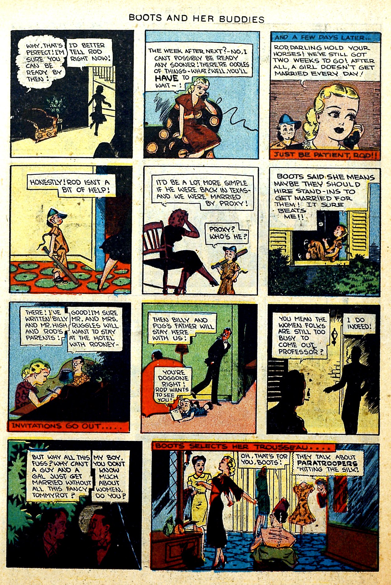 Read online Boots and Her Buddies (1948) comic -  Issue #8 - 23