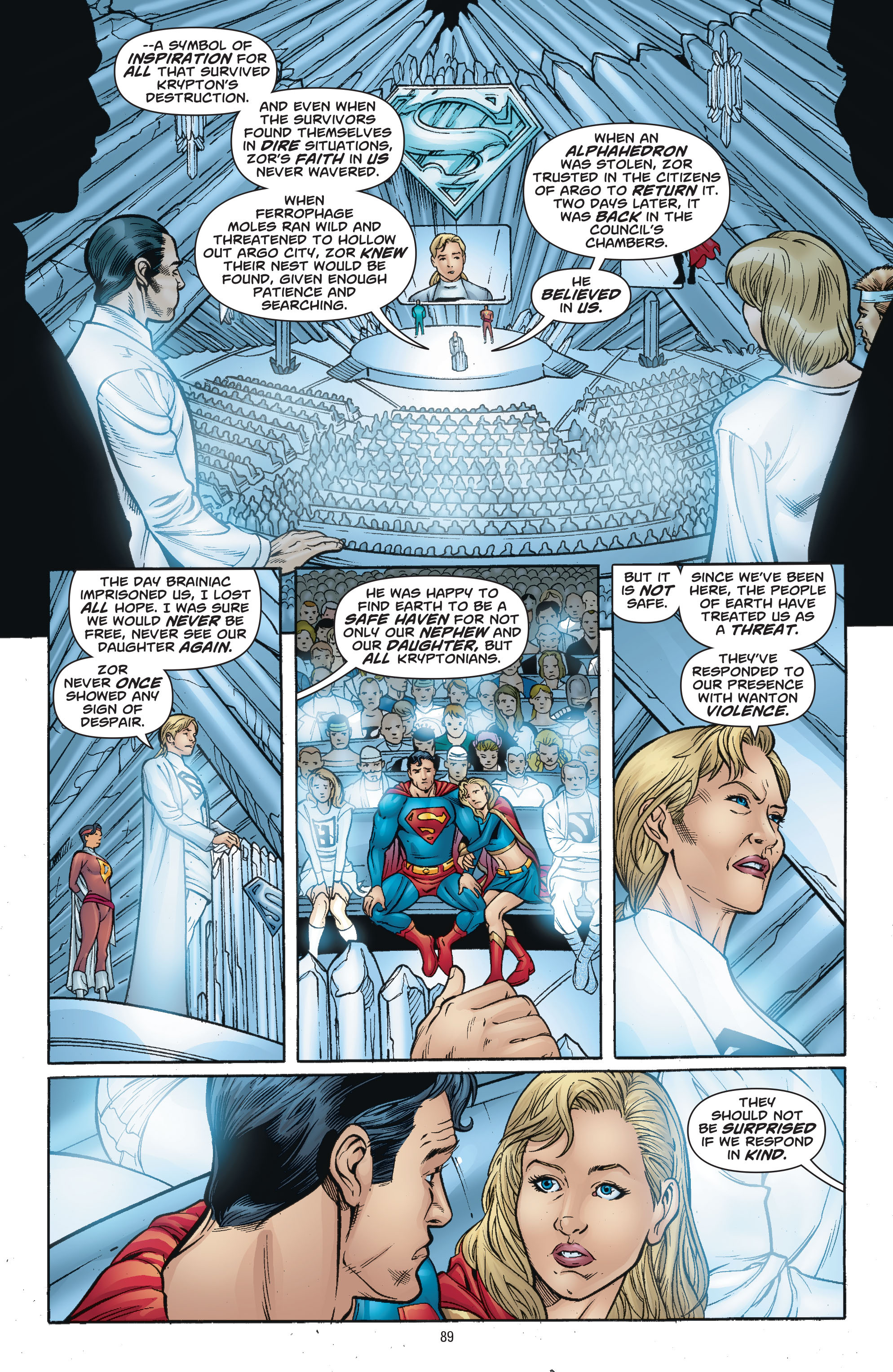 Read online Superman: New Krypton comic -  Issue # TPB 2 - 86