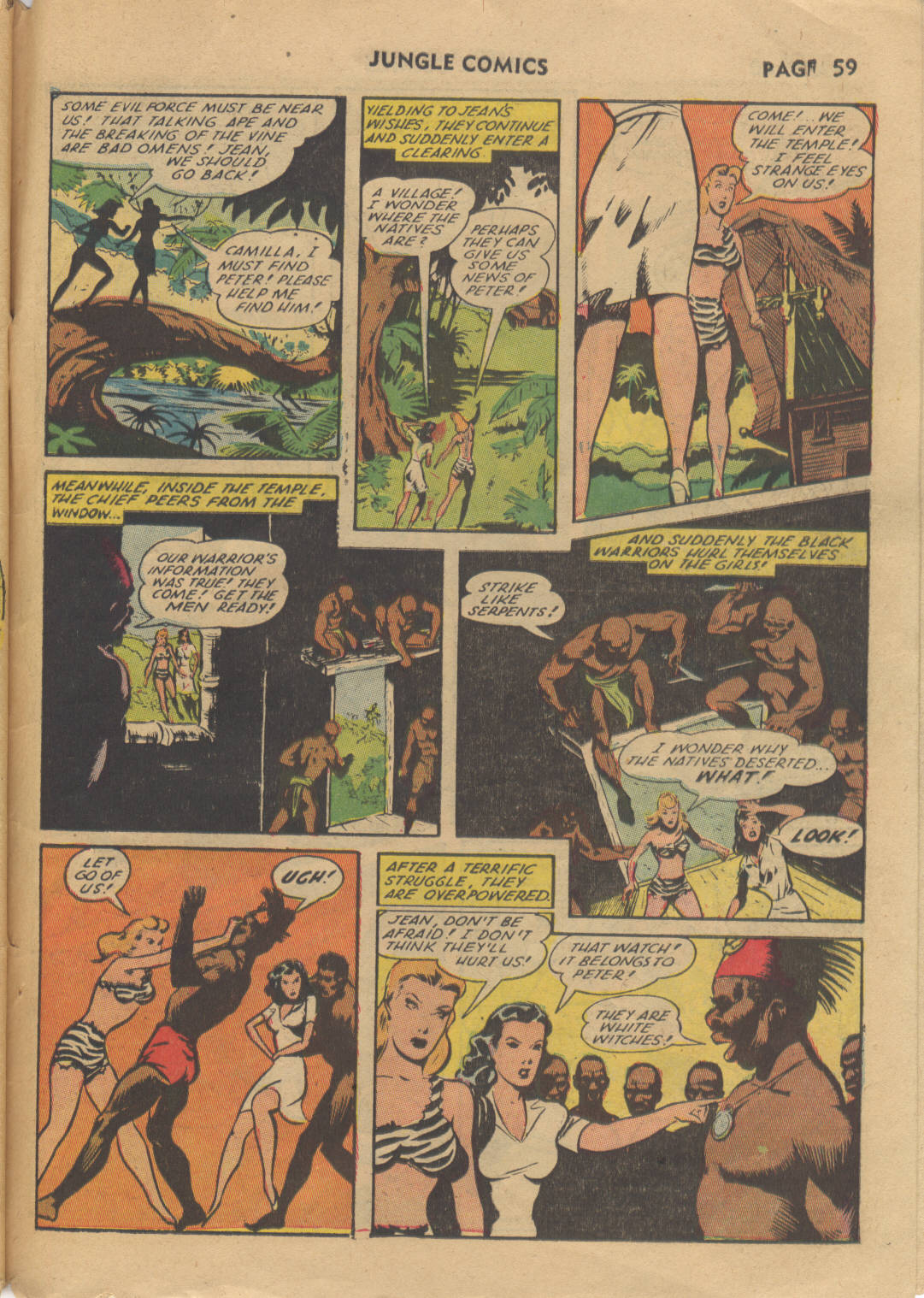Read online Jungle Comics comic -  Issue #34 - 61