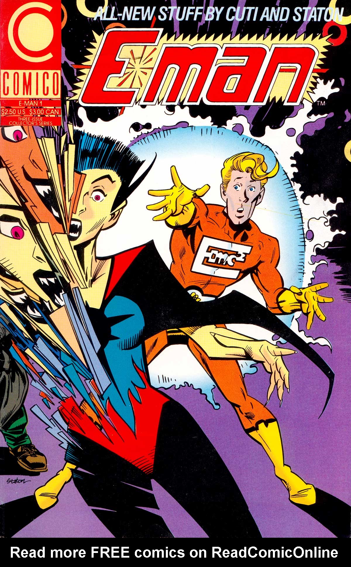 Read online E-Man (1989) comic -  Issue #1 - 1