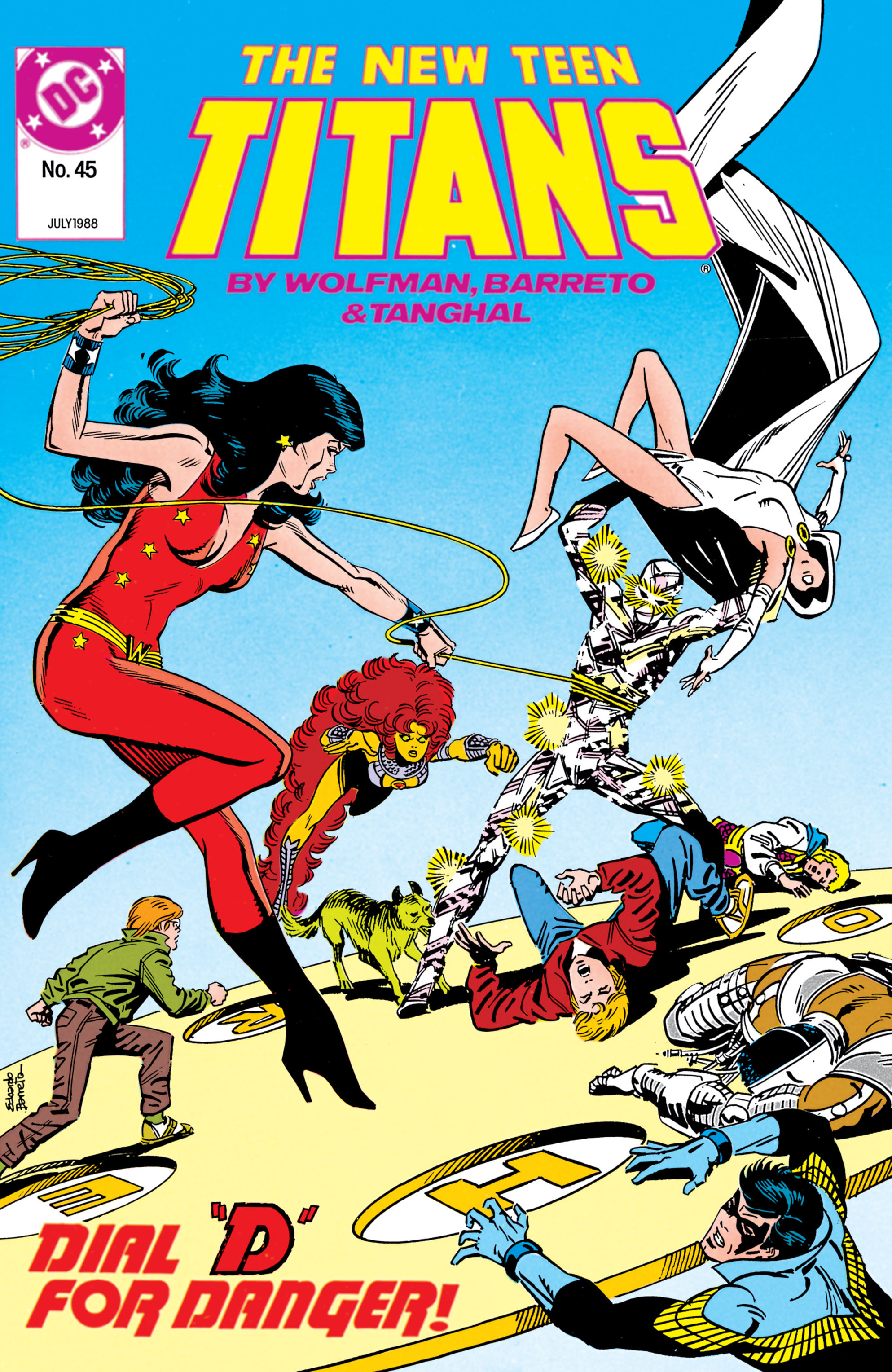 Read online The New Teen Titans (1984) comic -  Issue #45 - 1