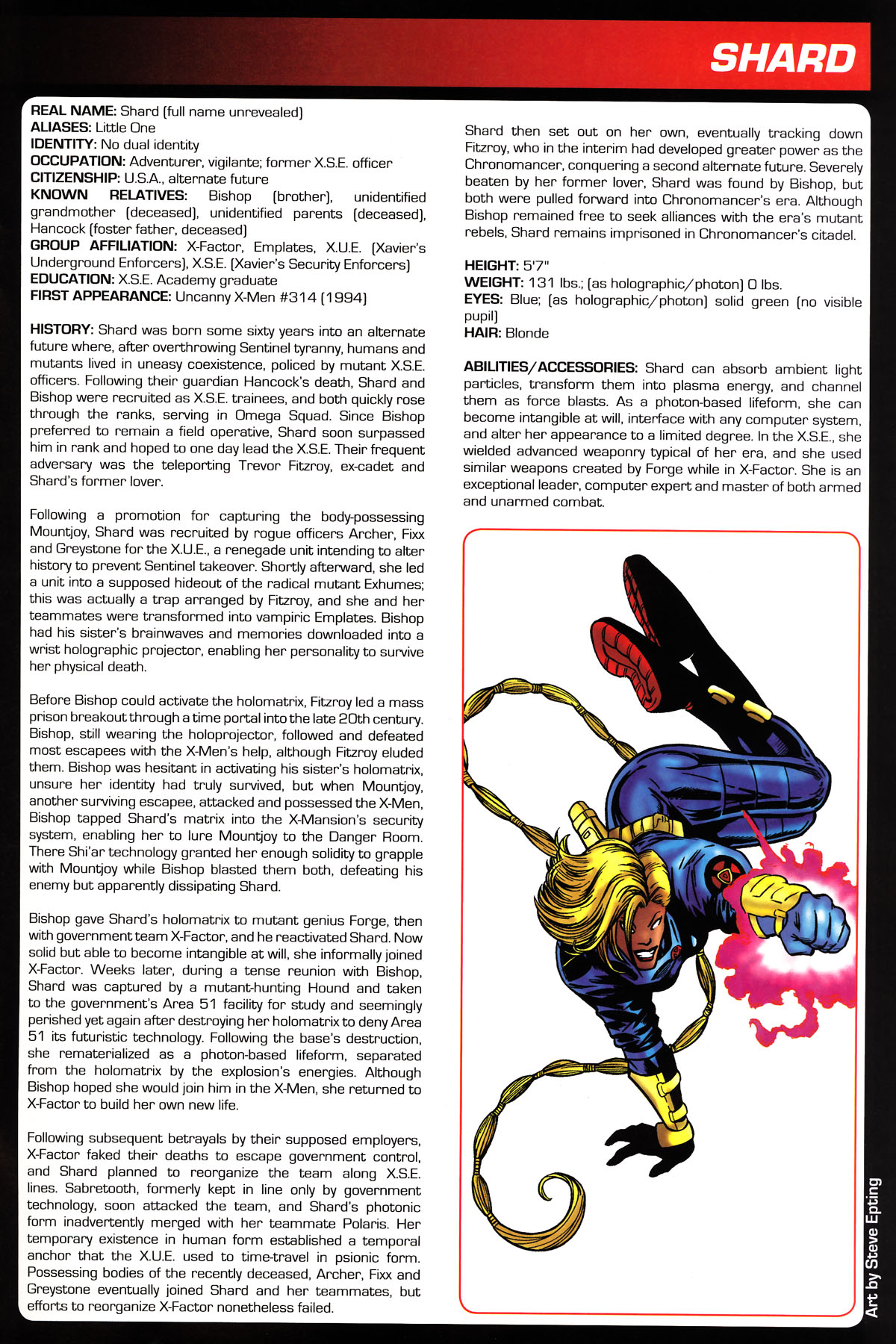 Read online Marvel Legacy:  The 1990's Handbook comic -  Issue # Full - 49