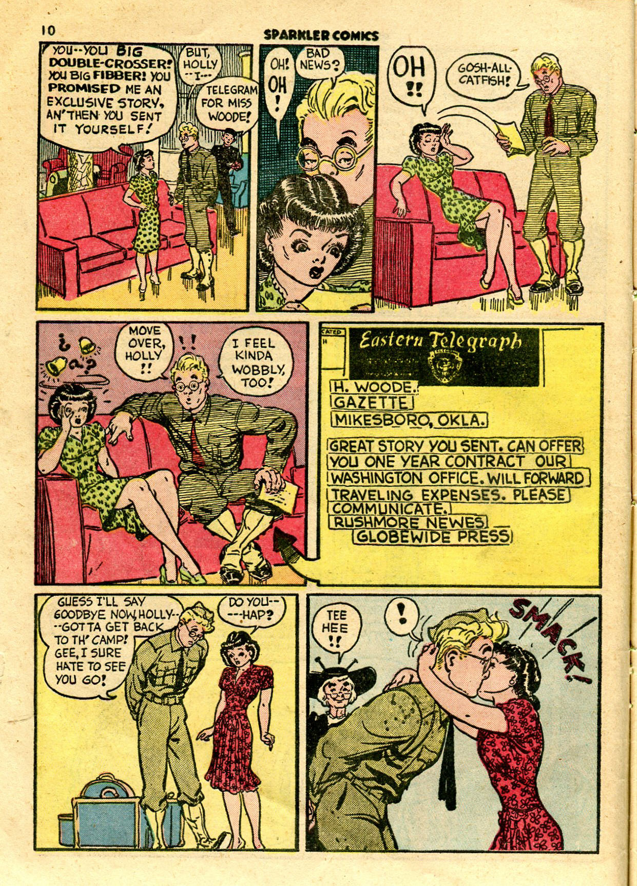 Read online Sparkler Comics comic -  Issue #22 - 12