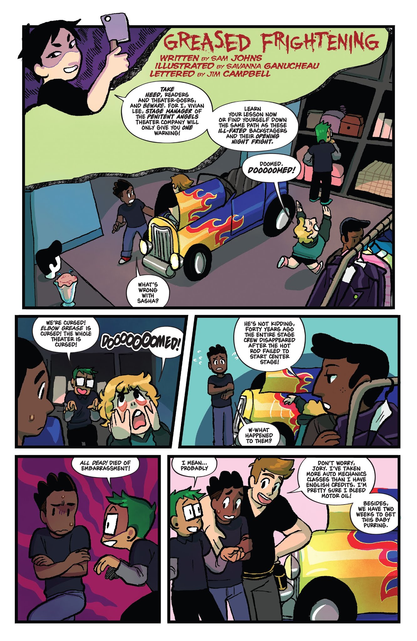 Read online The Backstagers Halloween Intermission comic -  Issue # Full - 31