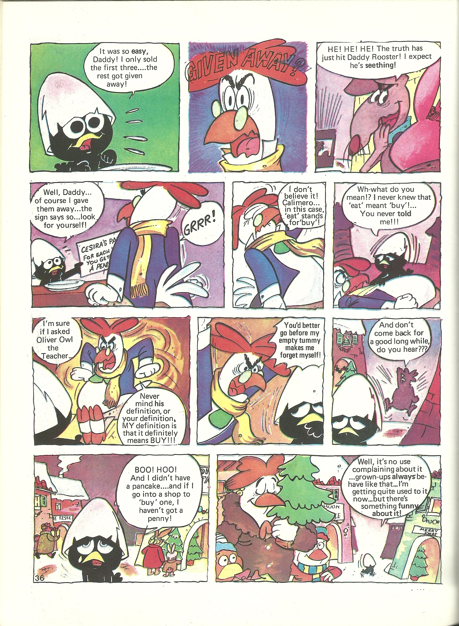 Read online Pagot's Calimero comic -  Issue # Full - 37