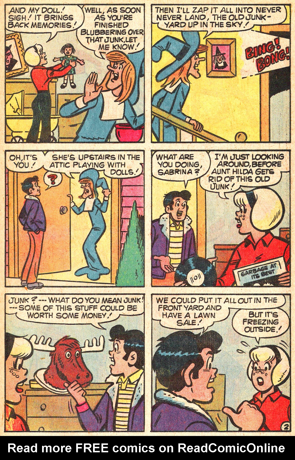 Read online Sabrina The Teenage Witch (1971) comic -  Issue #44 - 21