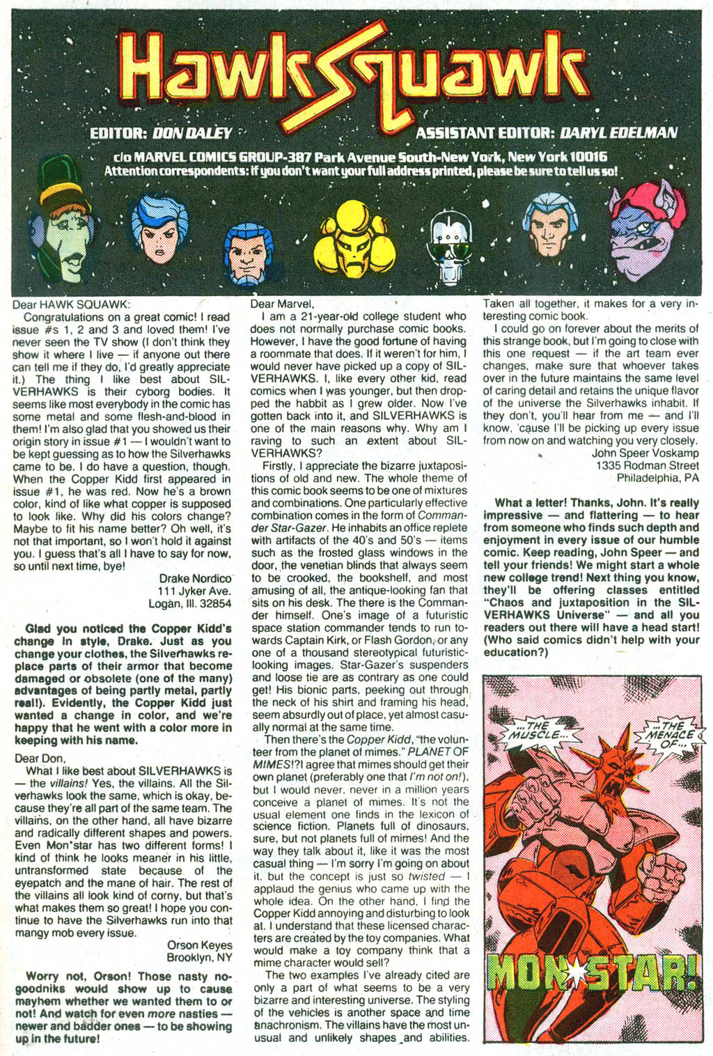 Read online SilverHawks comic -  Issue #6 - 24