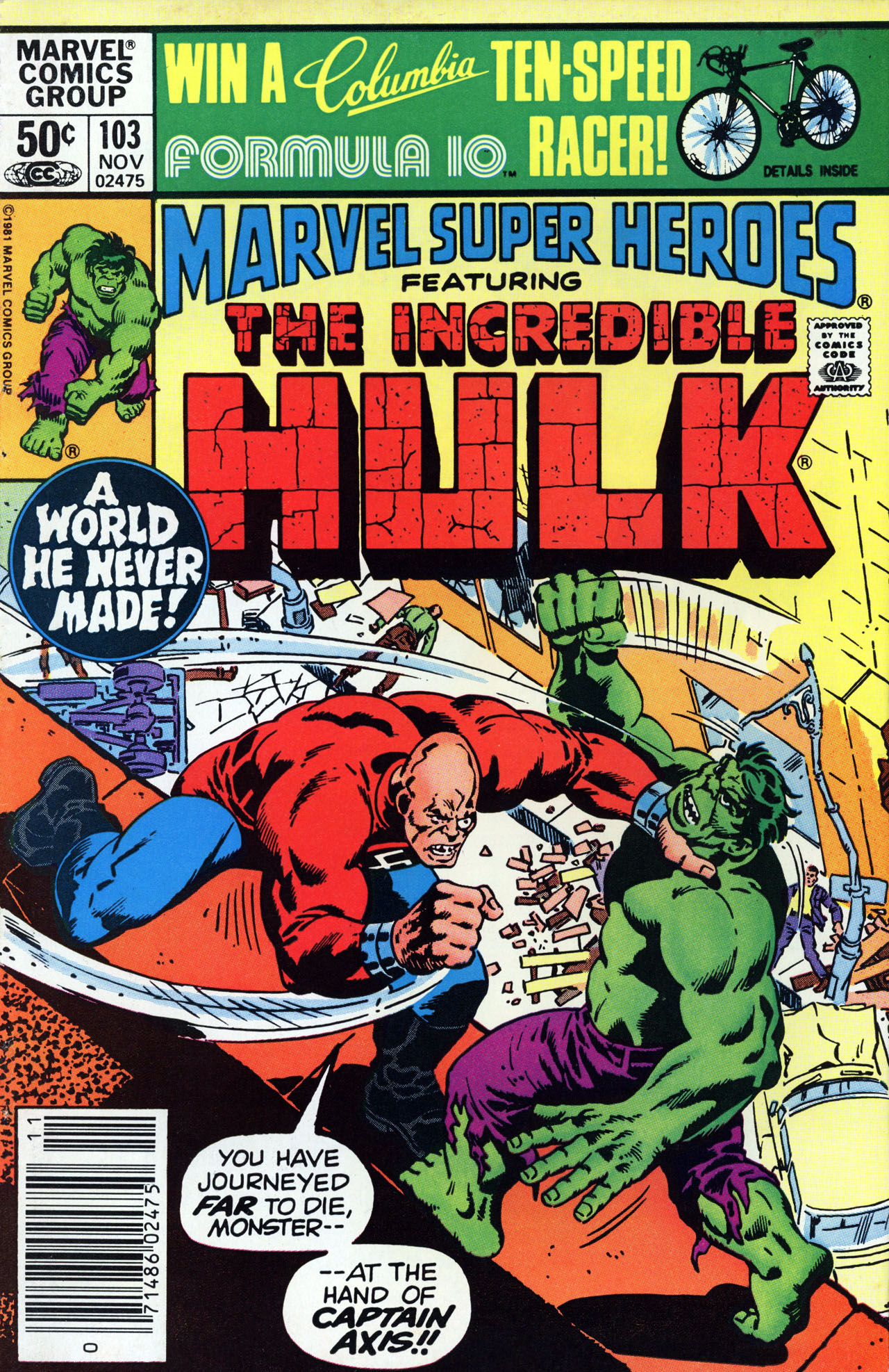 Read online Marvel Super-Heroes comic -  Issue #103 - 1