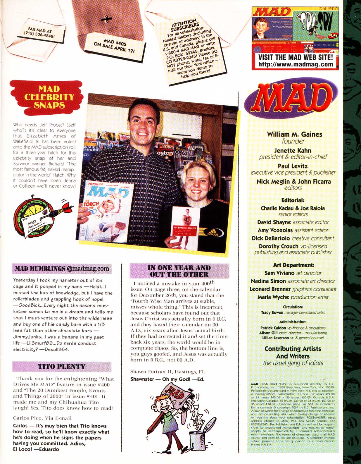 Read online MAD comic -  Issue #404 - 7