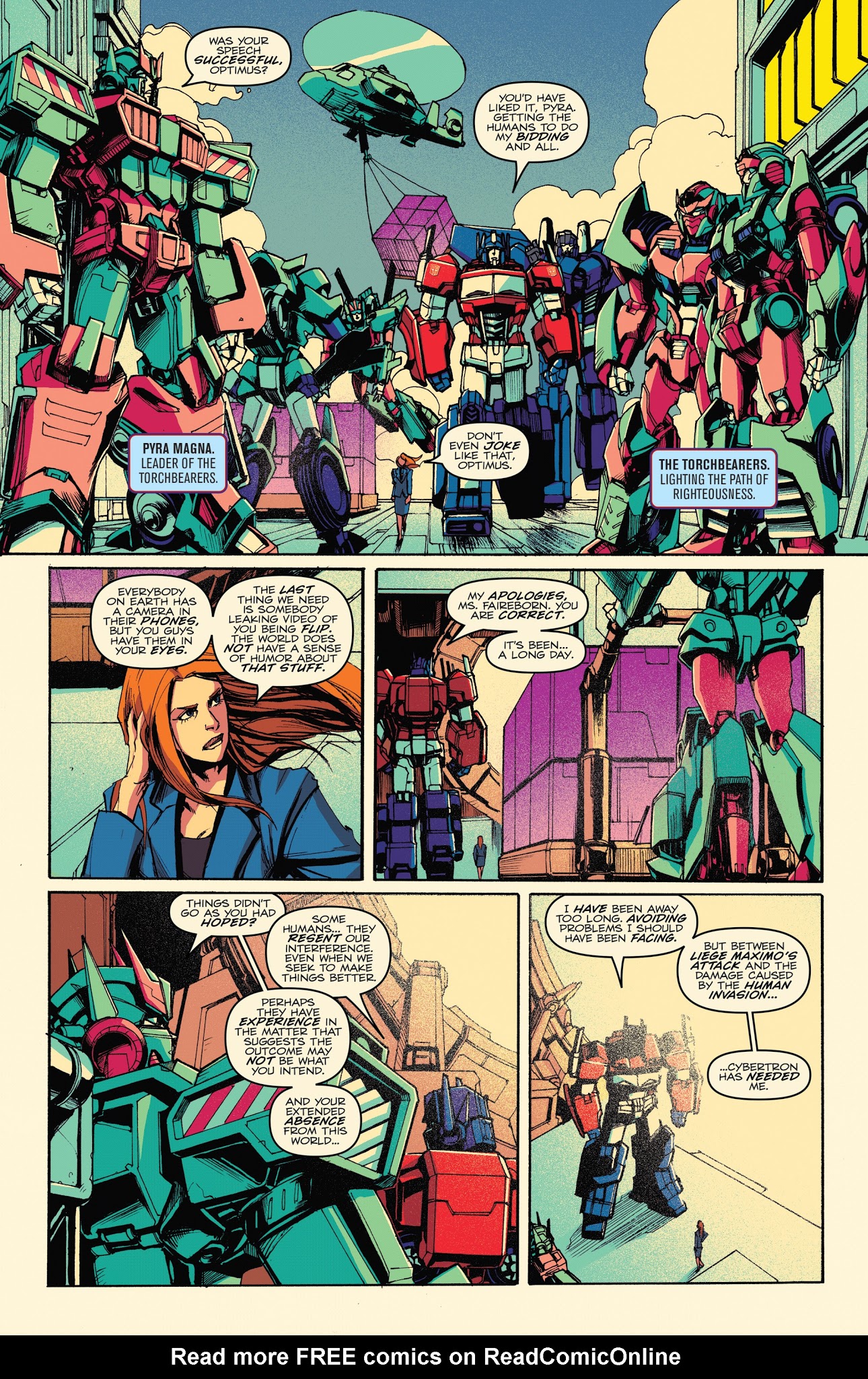 Read online Optimus Prime comic -  Issue #15 - 16