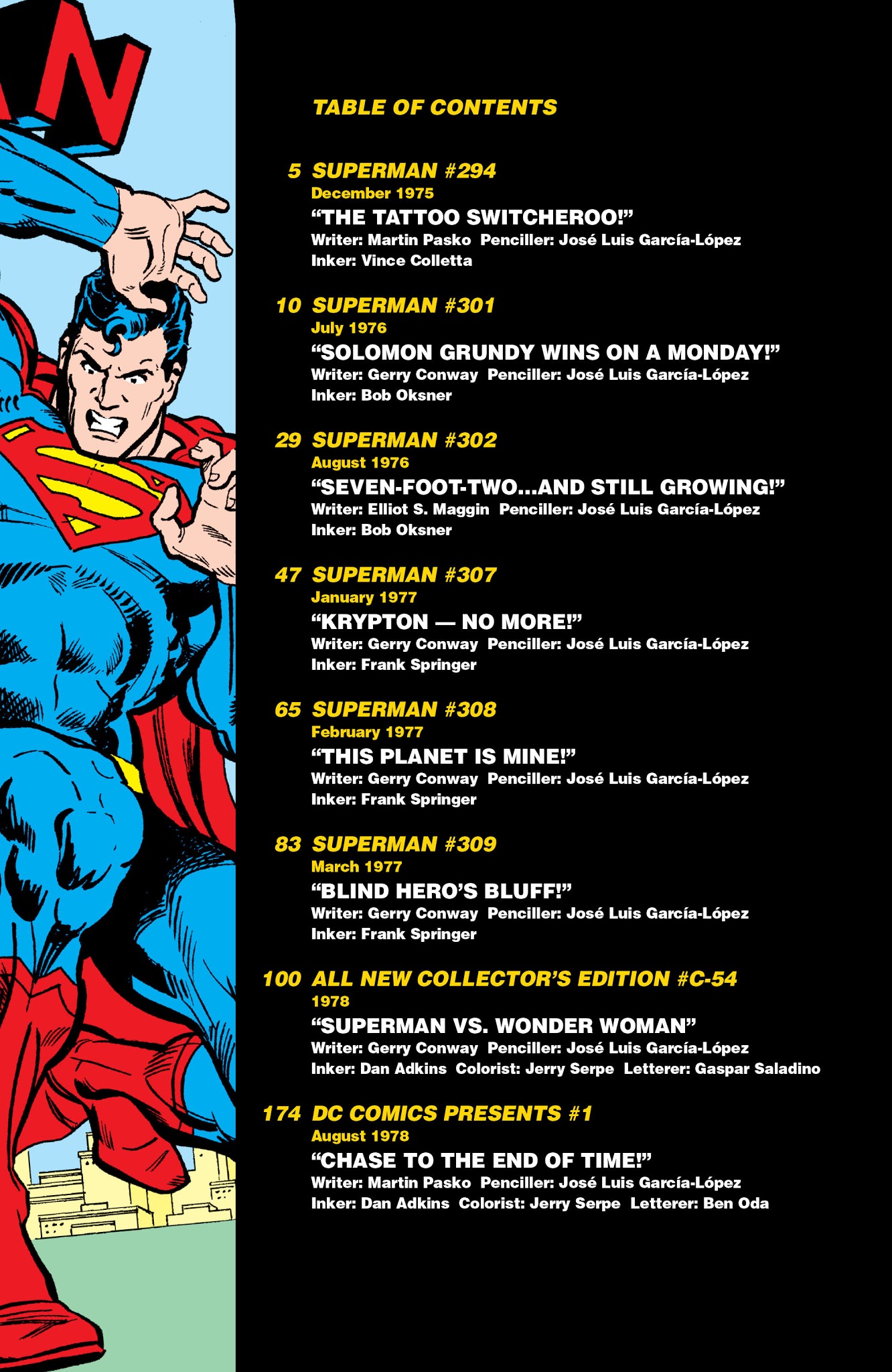 Read online Adventures of Superman: José Luis García-López comic -  Issue # TPB - 4
