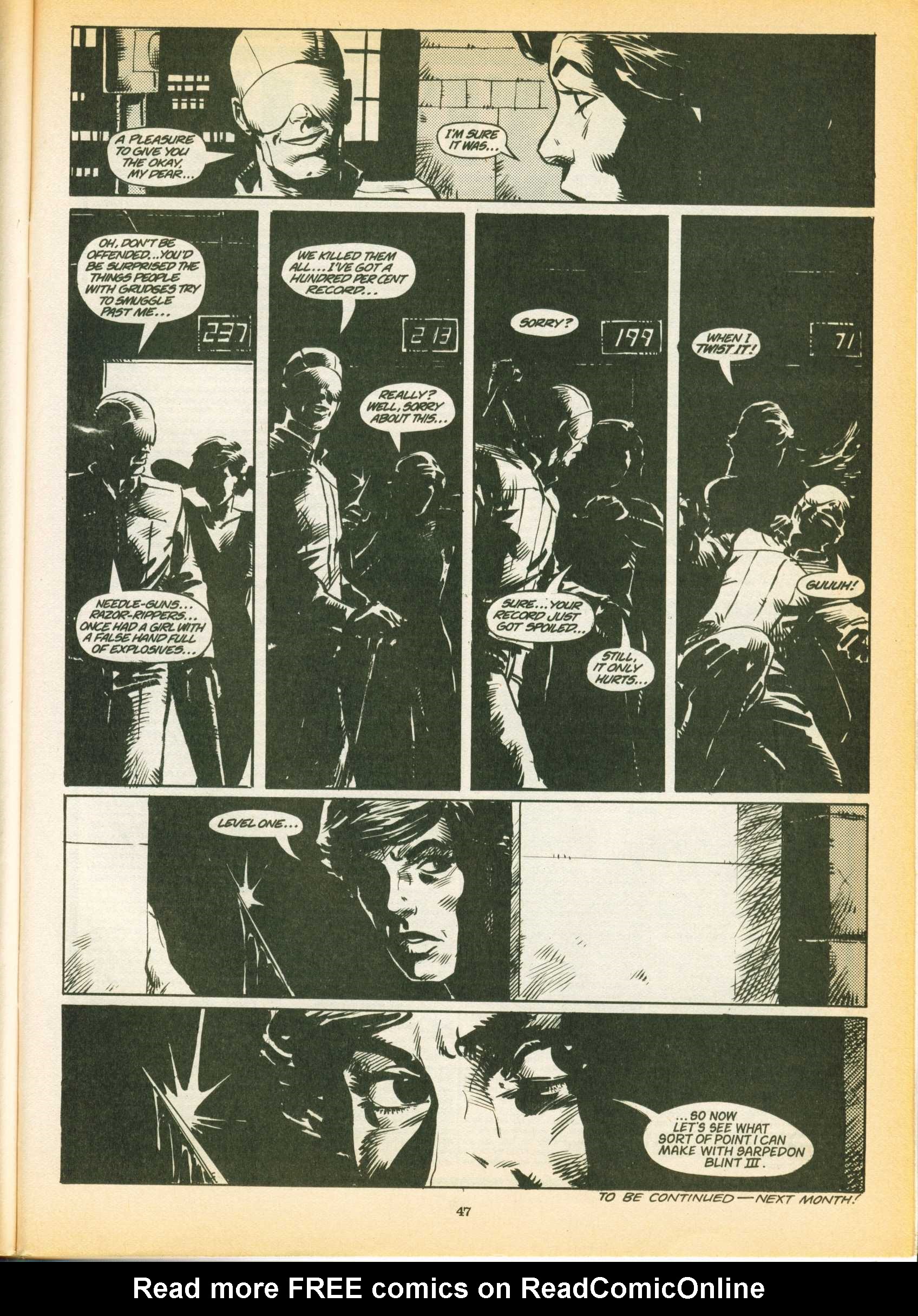 Read online Warrior comic -  Issue #7 - 47