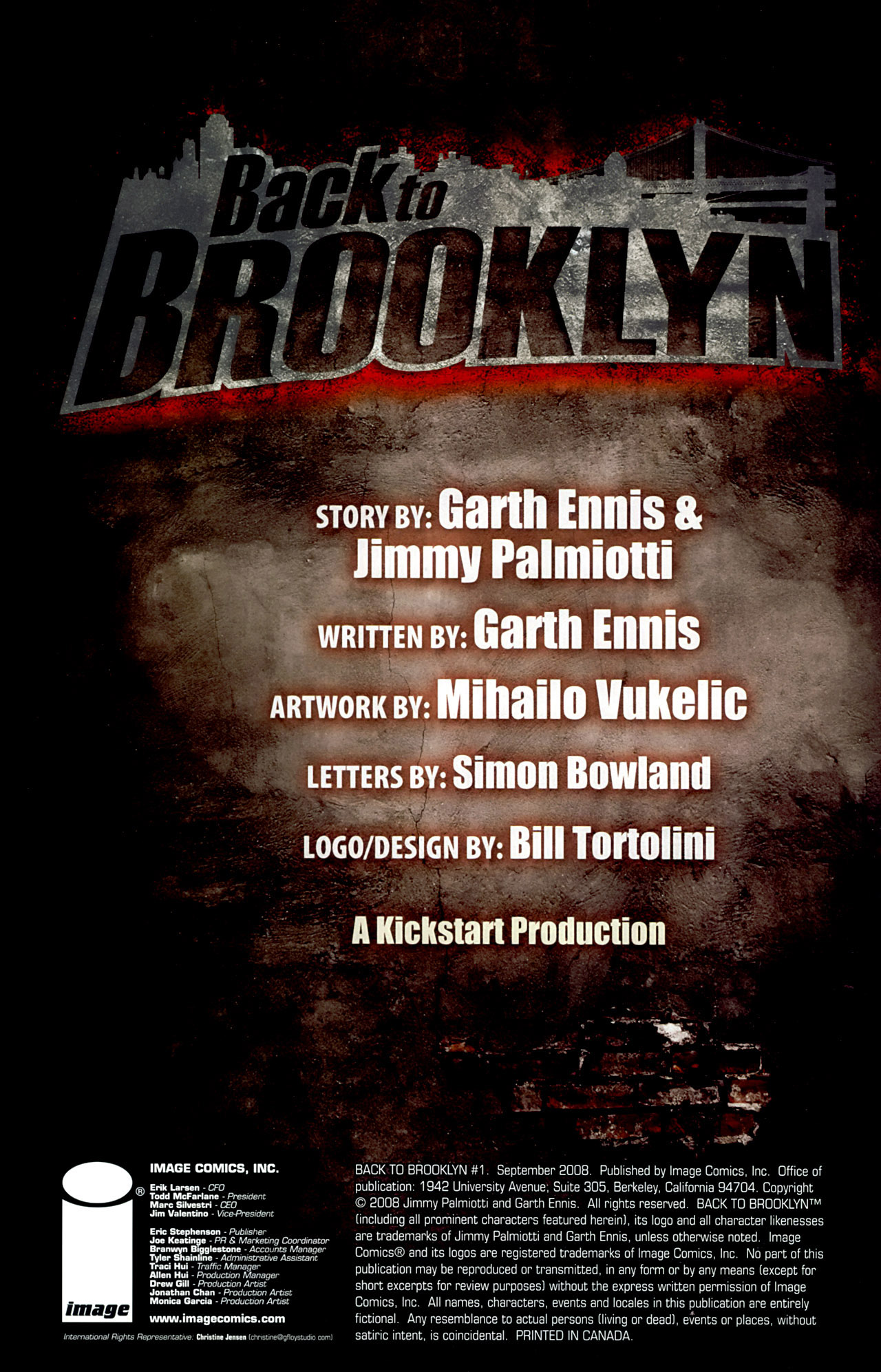 Read online Back to Brooklyn comic -  Issue #1 - 2