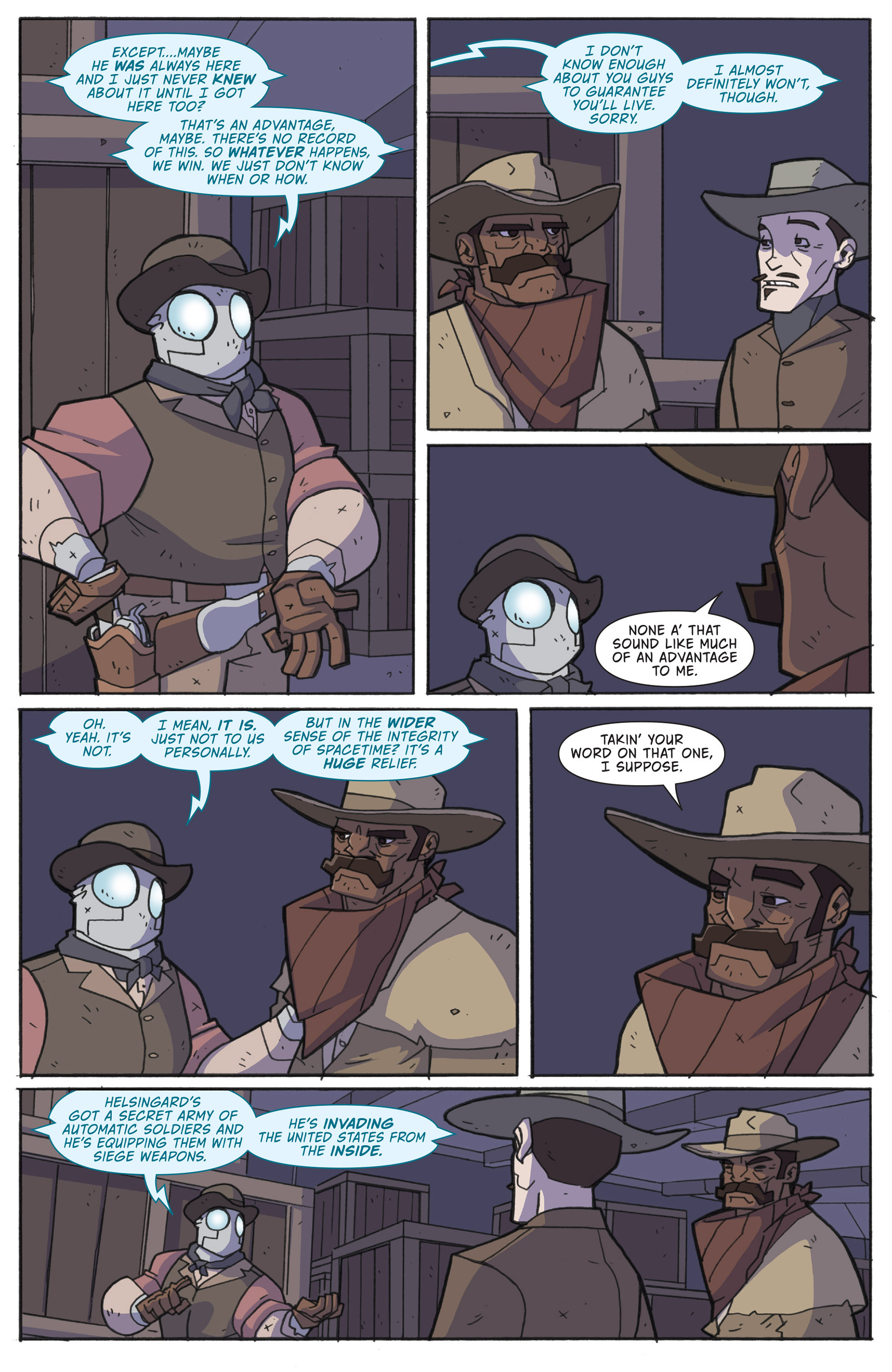 Read online Atomic Robo and the Knights of the Golden Circle comic -  Issue #4 - 4