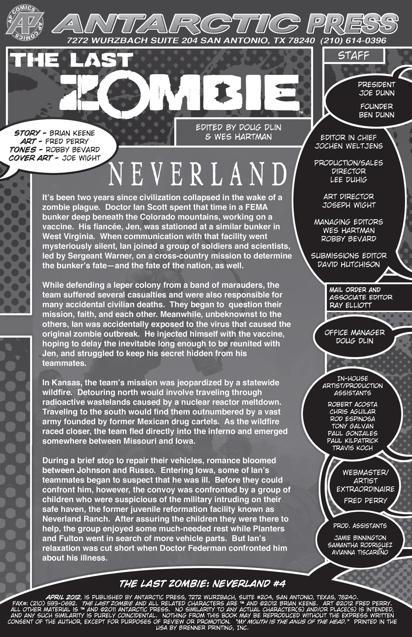 Read online The Last Zombie: Neverland comic -  Issue #4 - 2