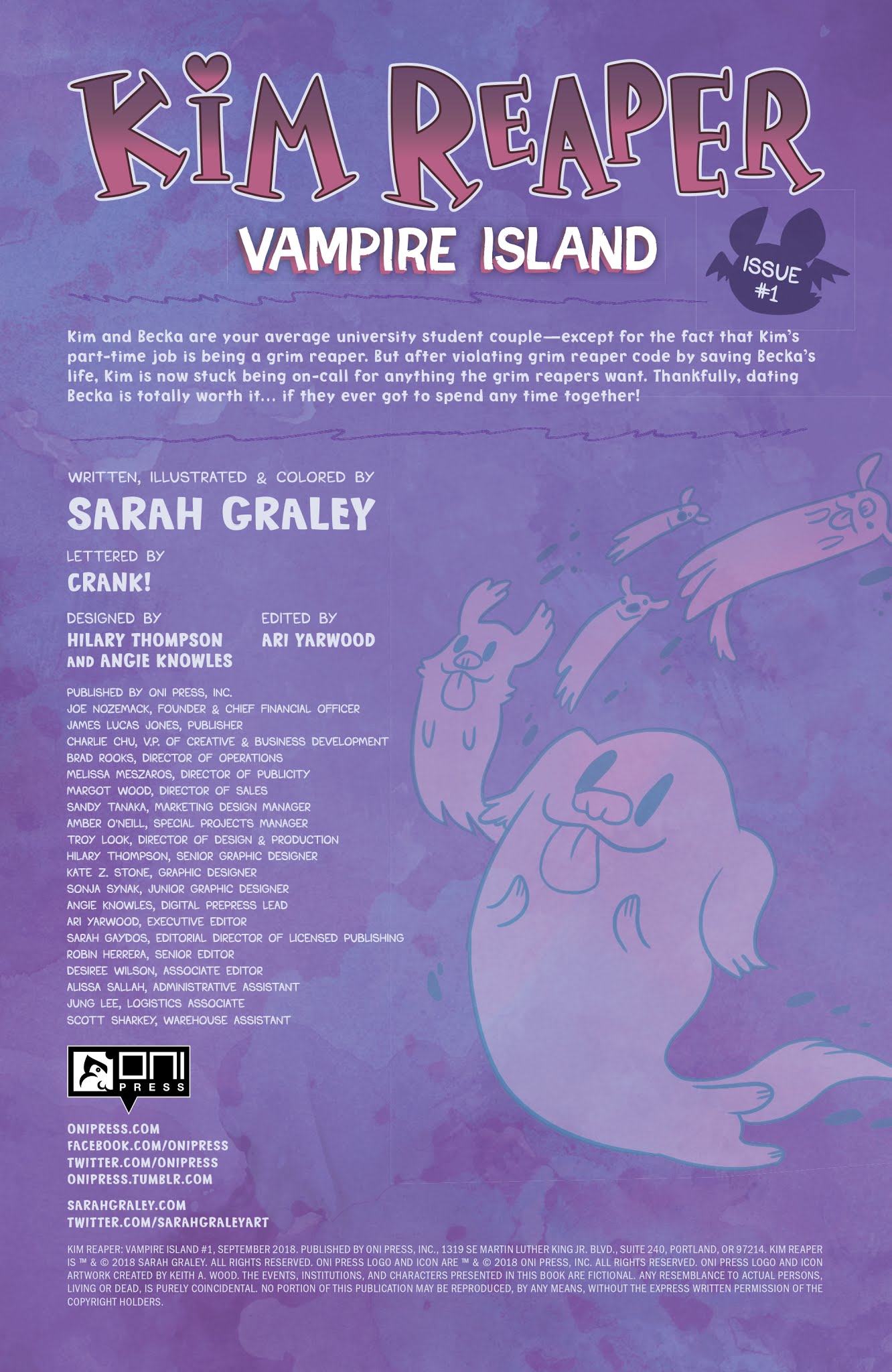 Read online Kim Reaper: Vampire Island comic -  Issue #1 - 2