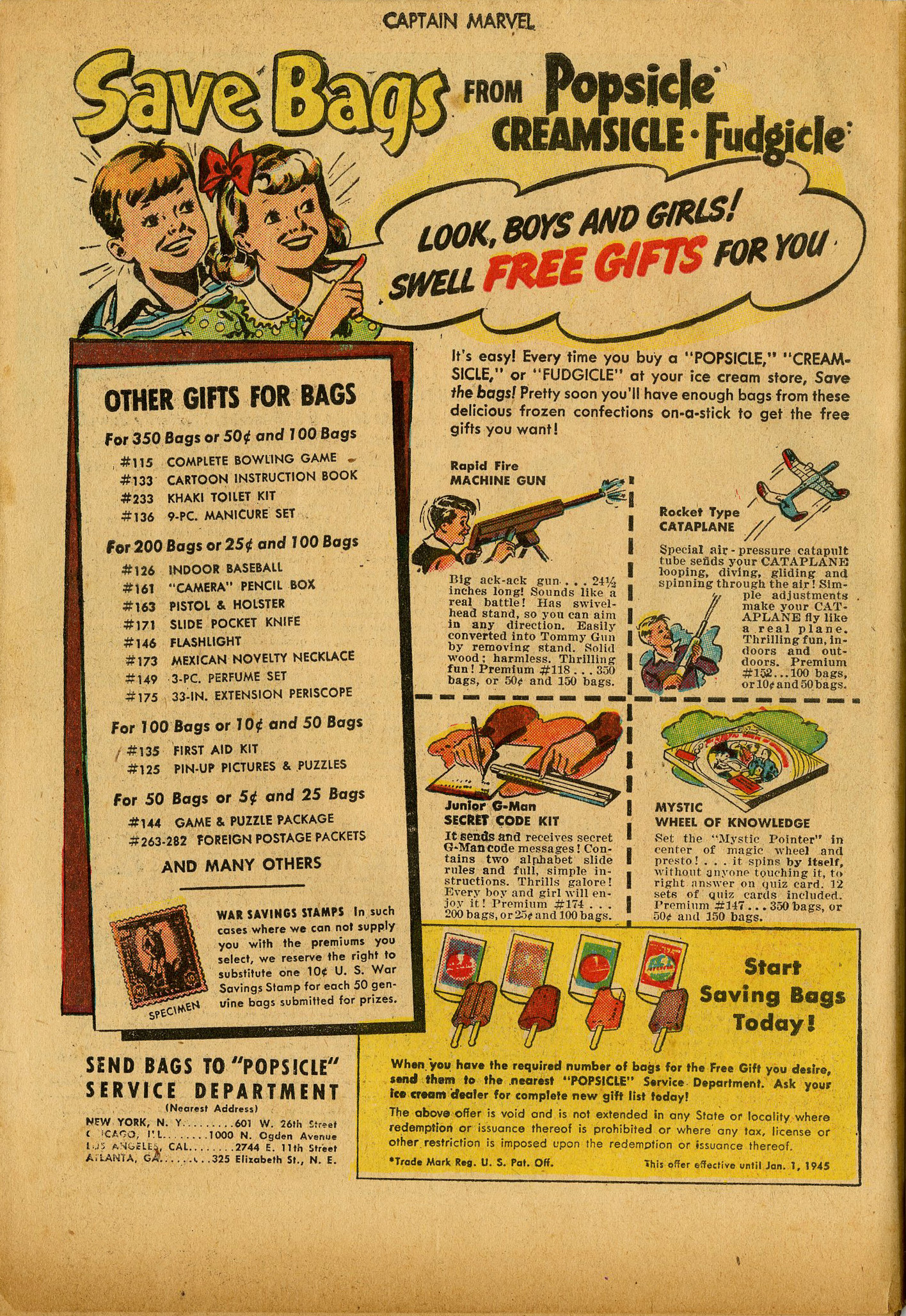 Read online Captain Marvel Adventures comic -  Issue #36 - 50