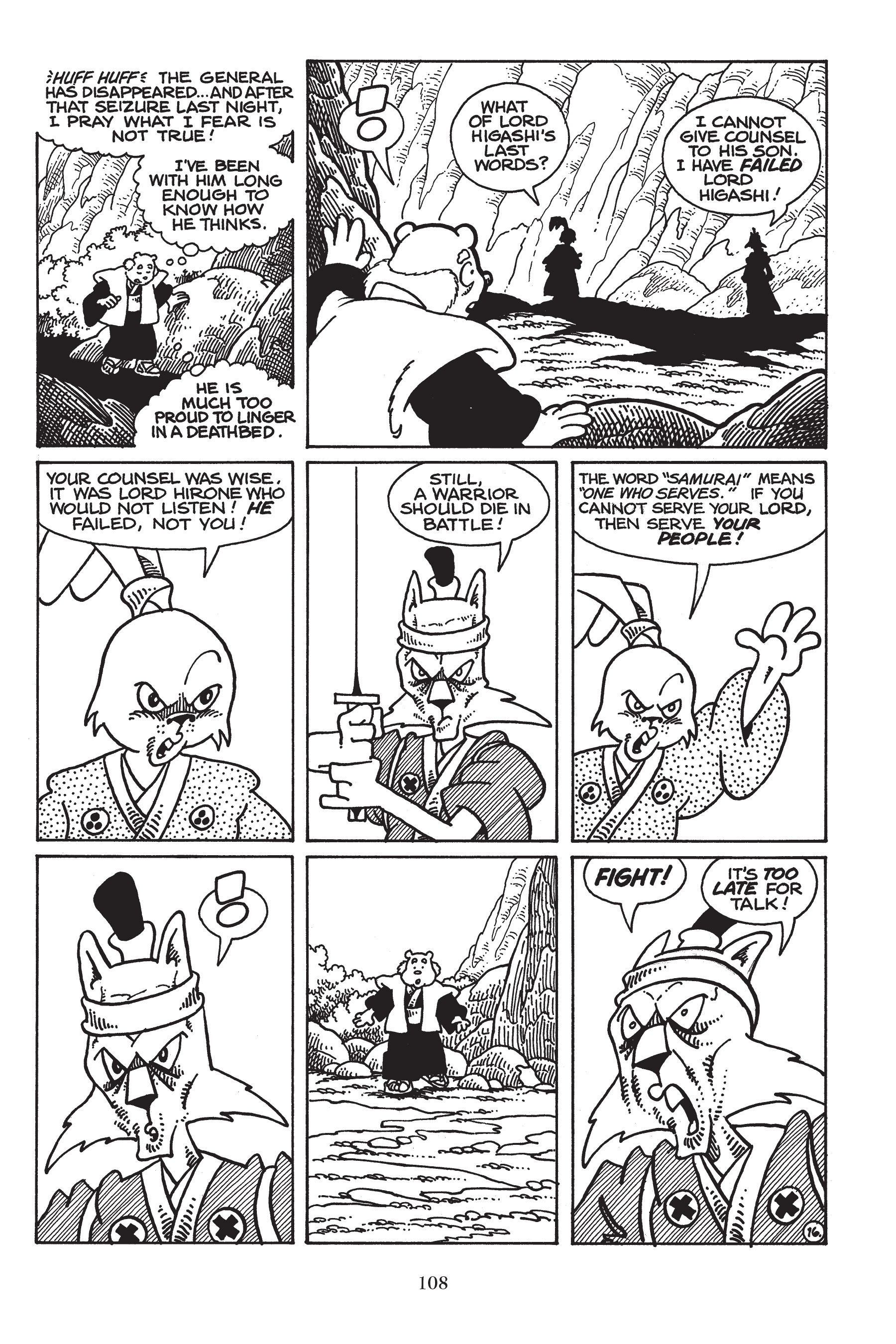 Read online Usagi Yojimbo (1987) comic -  Issue # _TPB 5 - 106