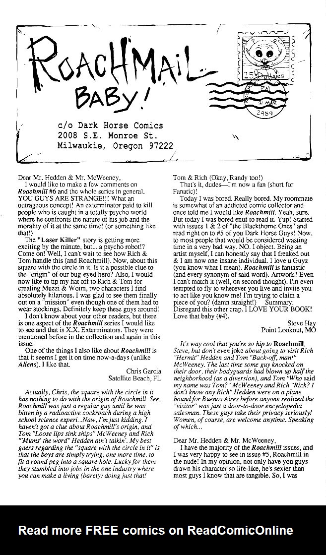 Read online Roachmill comic -  Issue #7 - 33