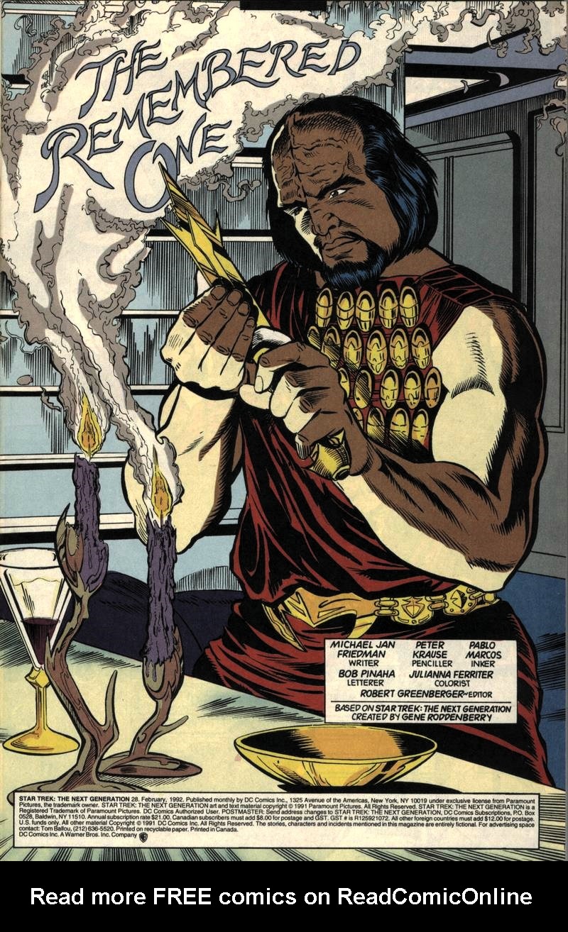 Read online Star Trek: The Next Generation (1989) comic -  Issue #28 - 2