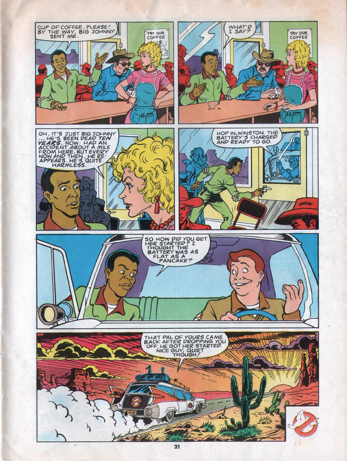 Read online The Real Ghostbusters comic -  Issue #55 - 21
