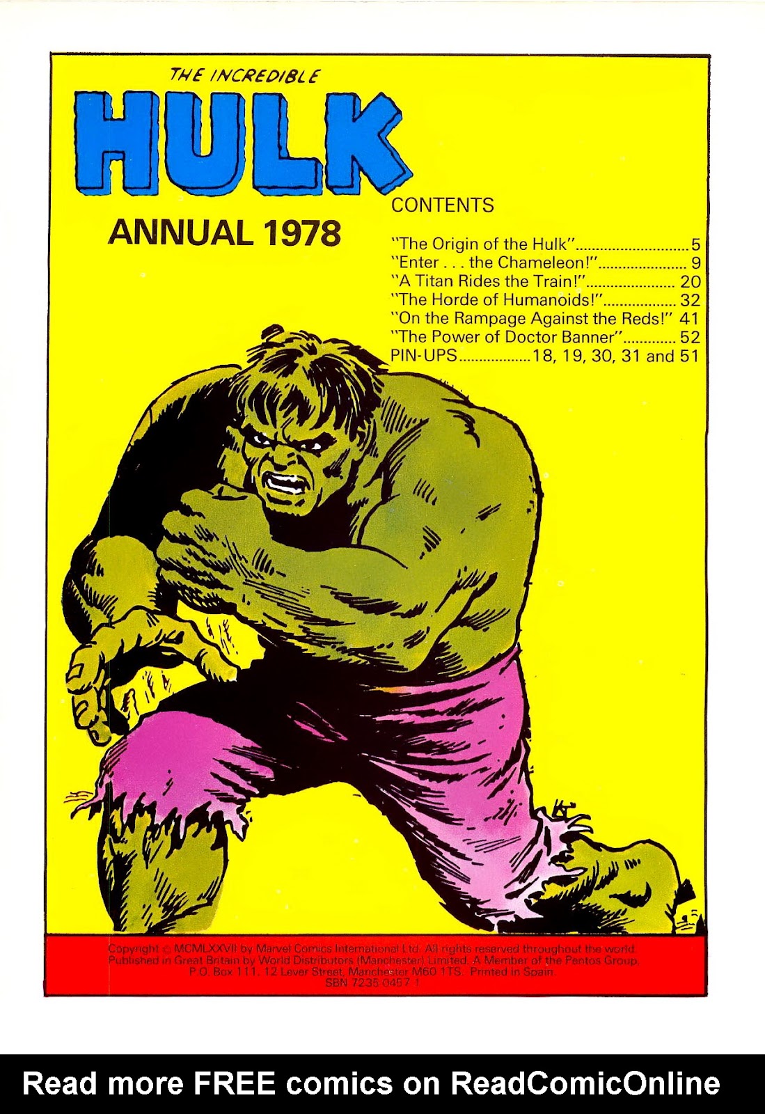 Incredible Hulk Annual issue 1978 - Page 4