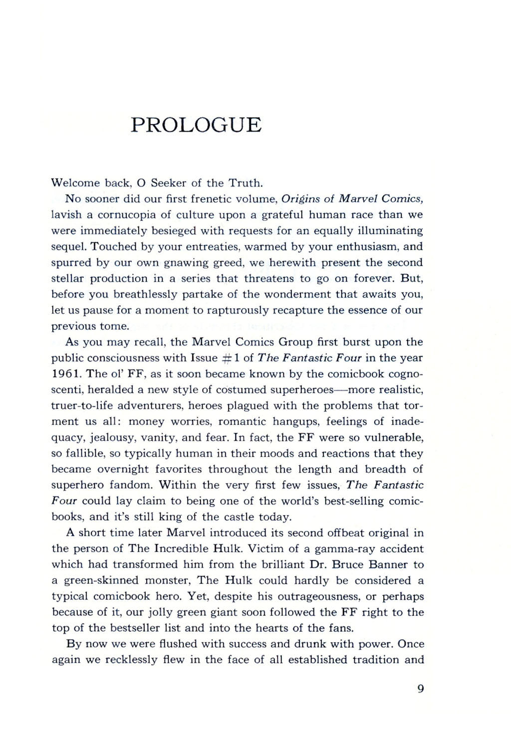 Read online Son of Origins of Marvel Comics comic -  Issue # TPB - 5