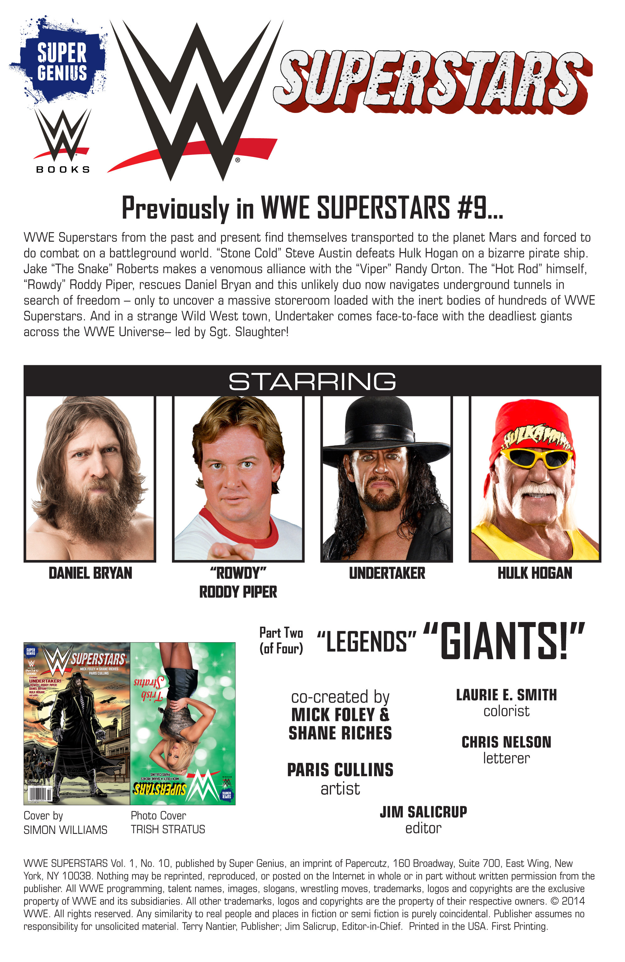 Read online WWE Superstars comic -  Issue #10 - 2