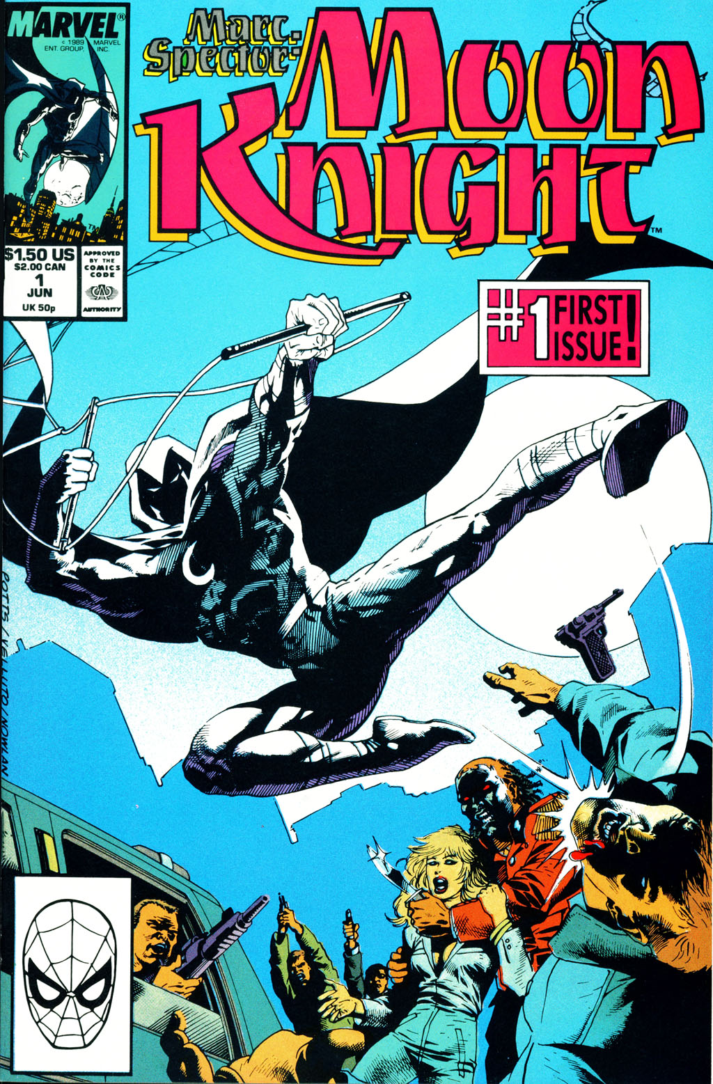 Read online Marc Spector: Moon Knight comic -  Issue #1 - 1