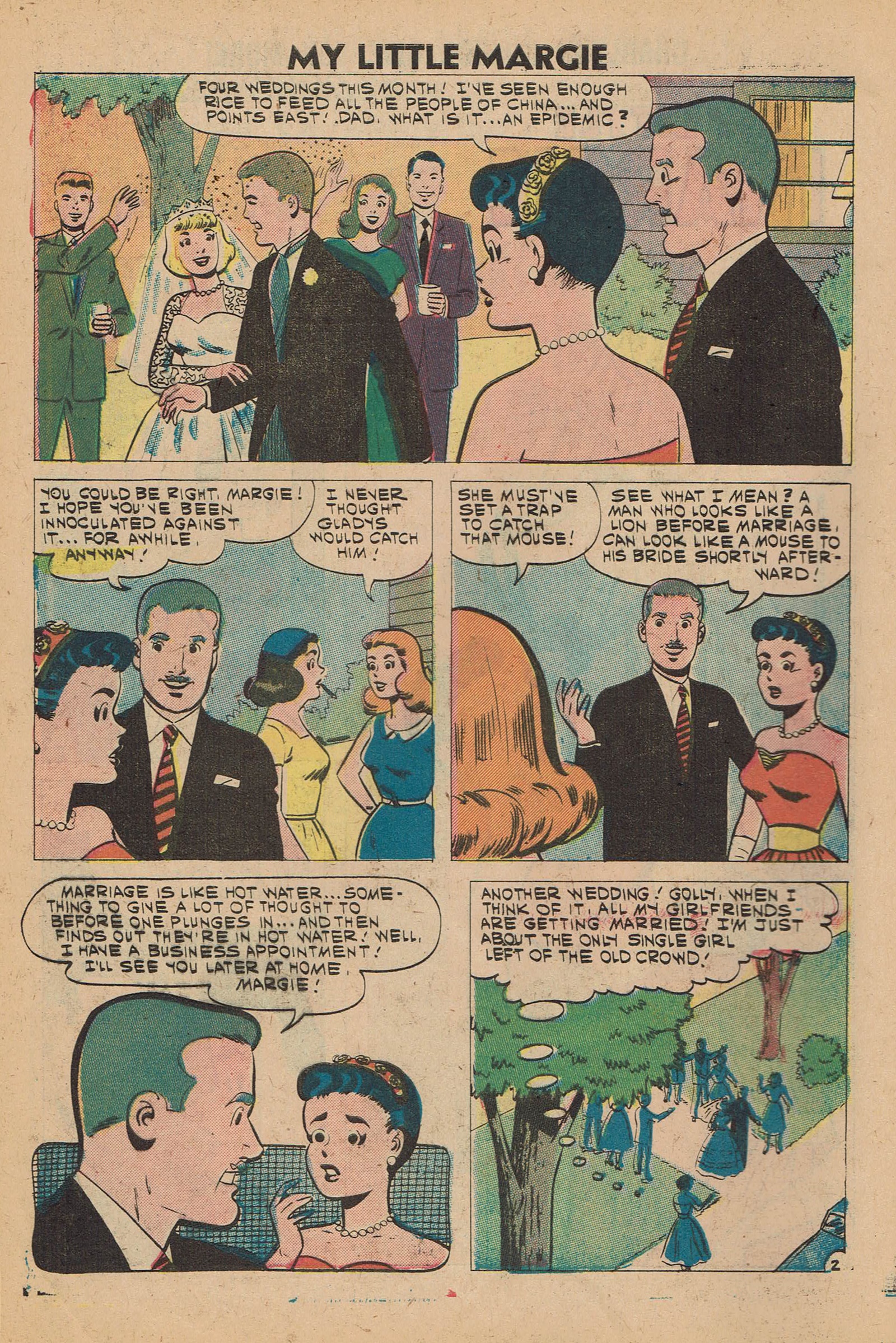 Read online My Little Margie (1954) comic -  Issue #35 - 4