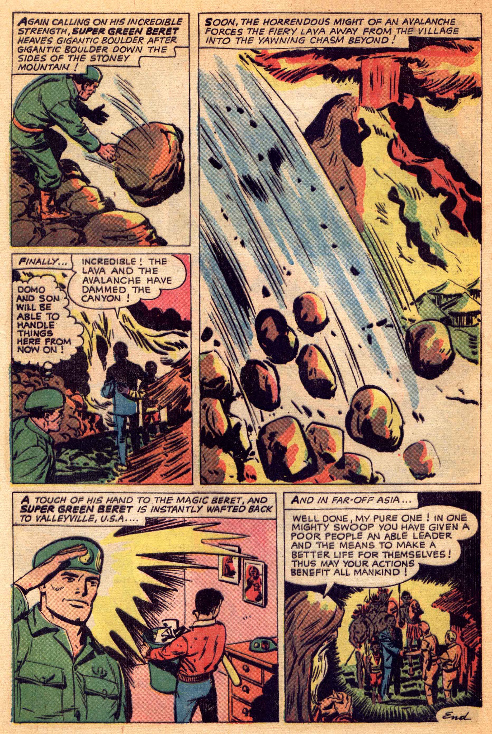 Read online Super Green Beret comic -  Issue #2 - 12