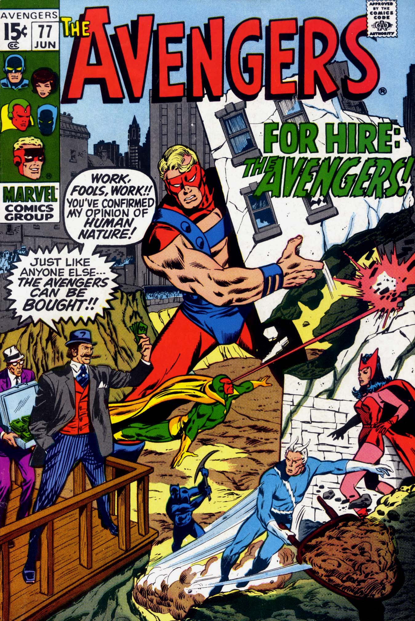 Read online The Avengers (1963) comic -  Issue #77 - 1