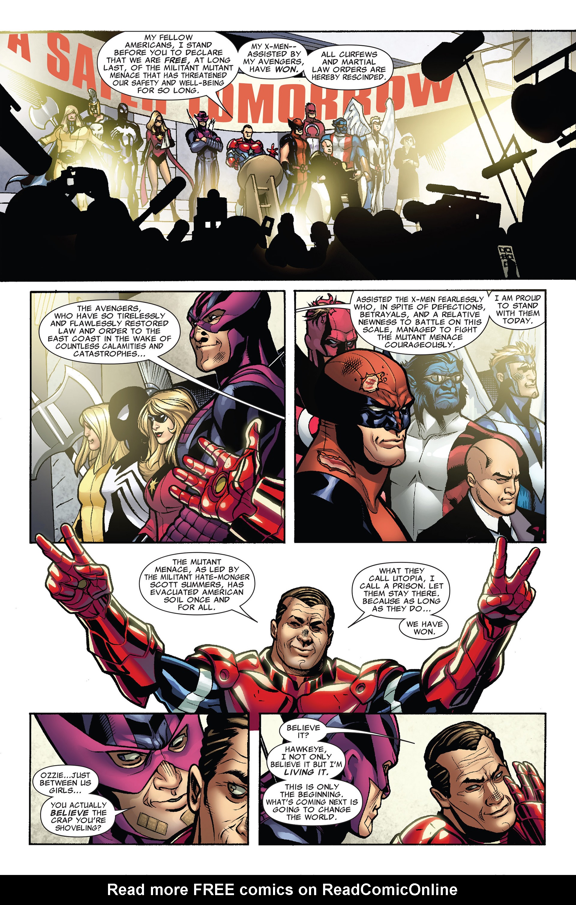 Read online Dark Avengers/Uncanny X-Men: Exodus comic -  Issue # Full - 28