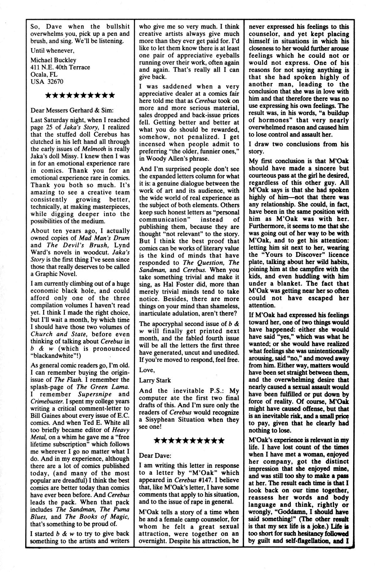 Read online Cerebus comic -  Issue #151 - 29