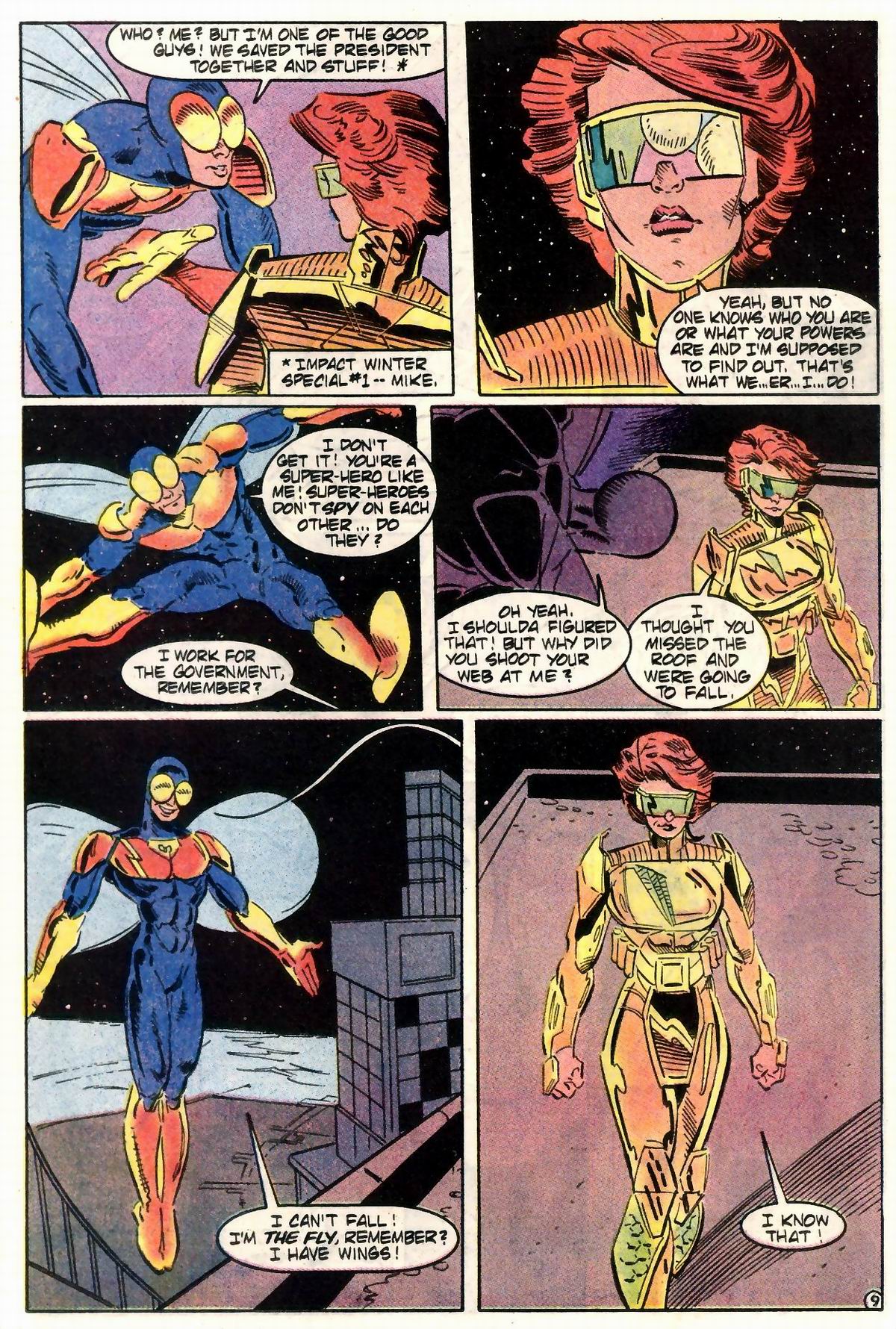 Read online The Web (1991) comic -  Issue #5 - 10