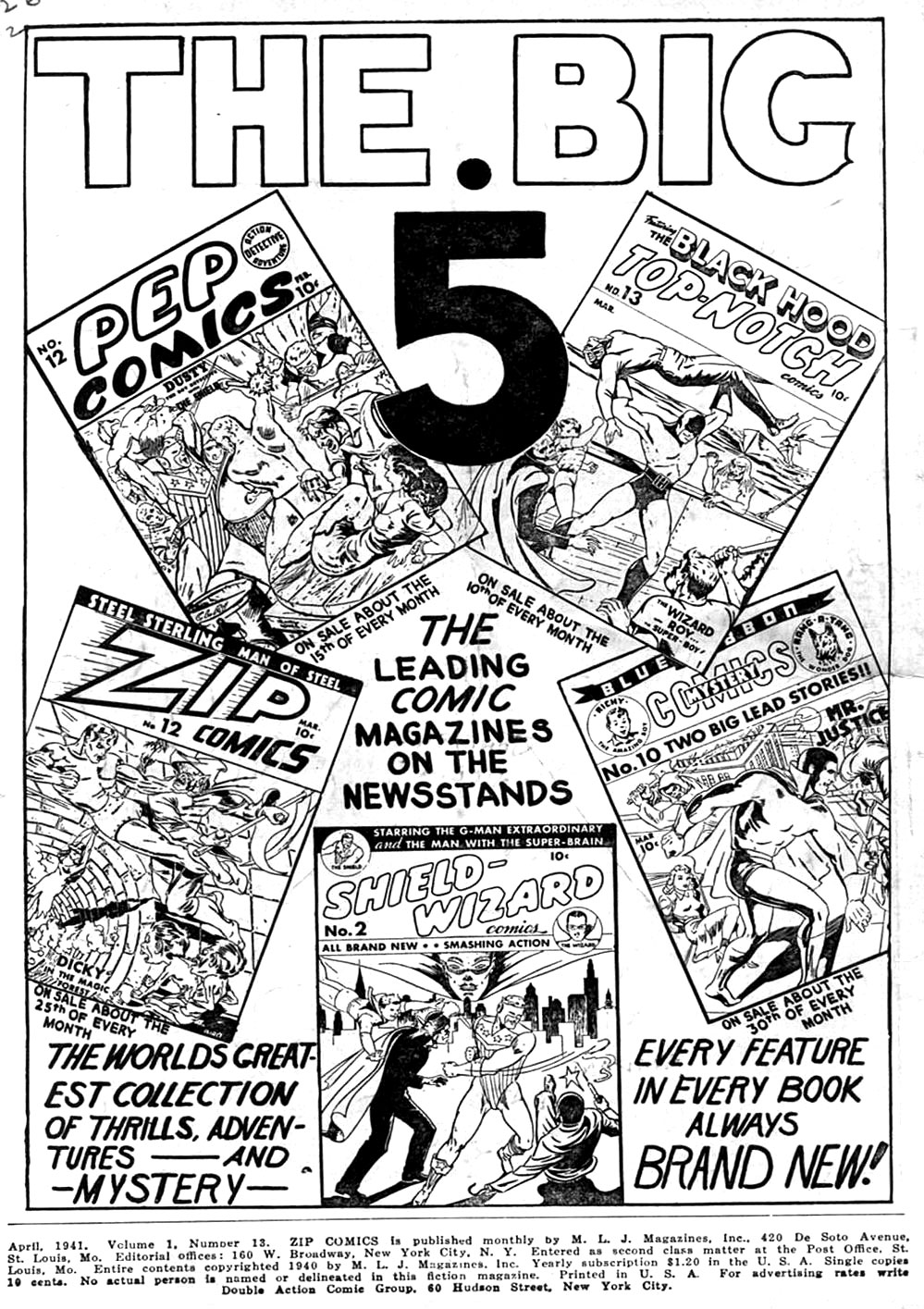 Read online Pep Comics comic -  Issue #13 - 2