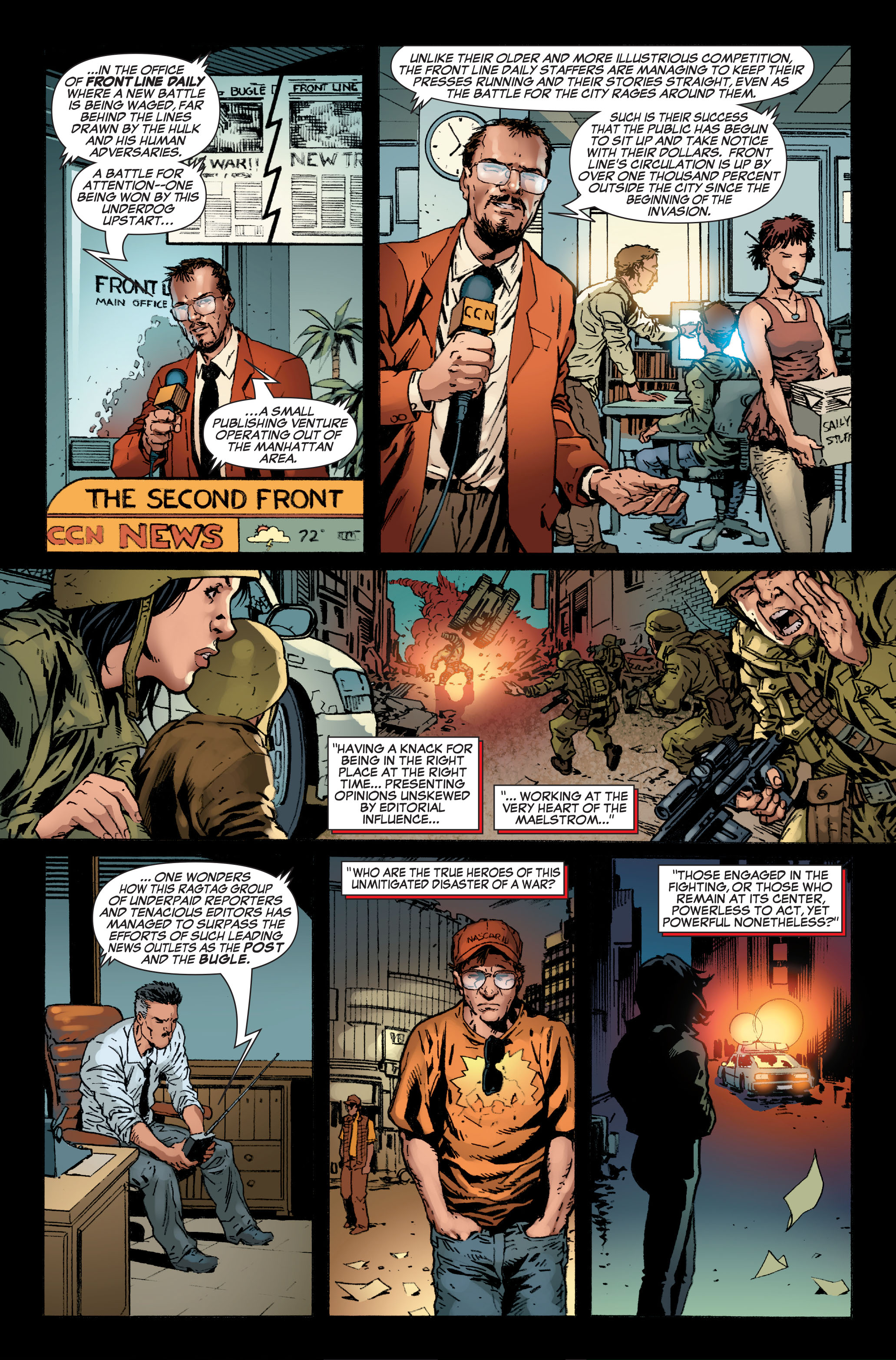 Read online World War Hulk: Front Line comic -  Issue #5 - 7