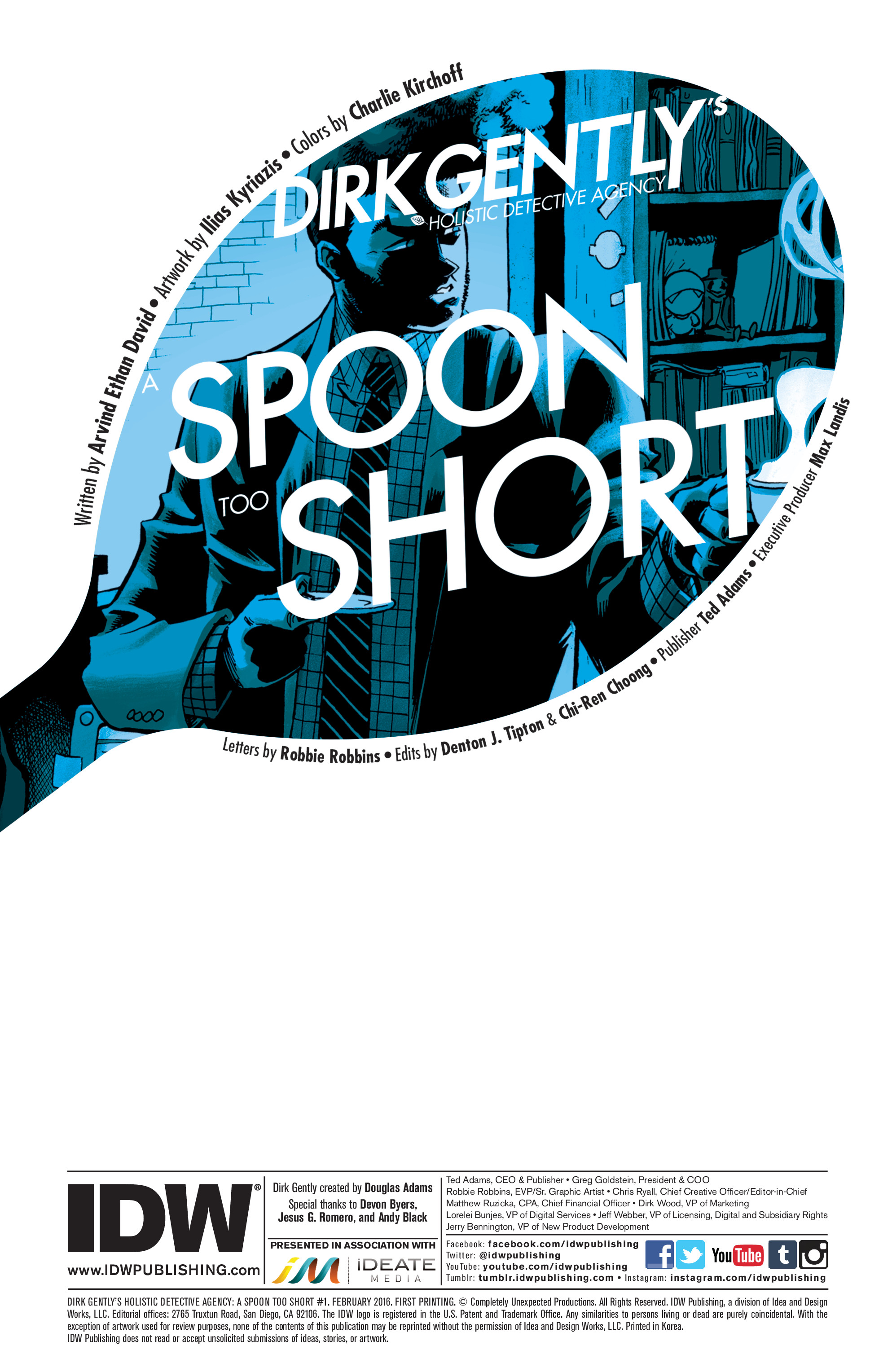Read online Dirk Gently's Holistic Detective Agency: A Spoon Too Short comic -  Issue #1 - 2
