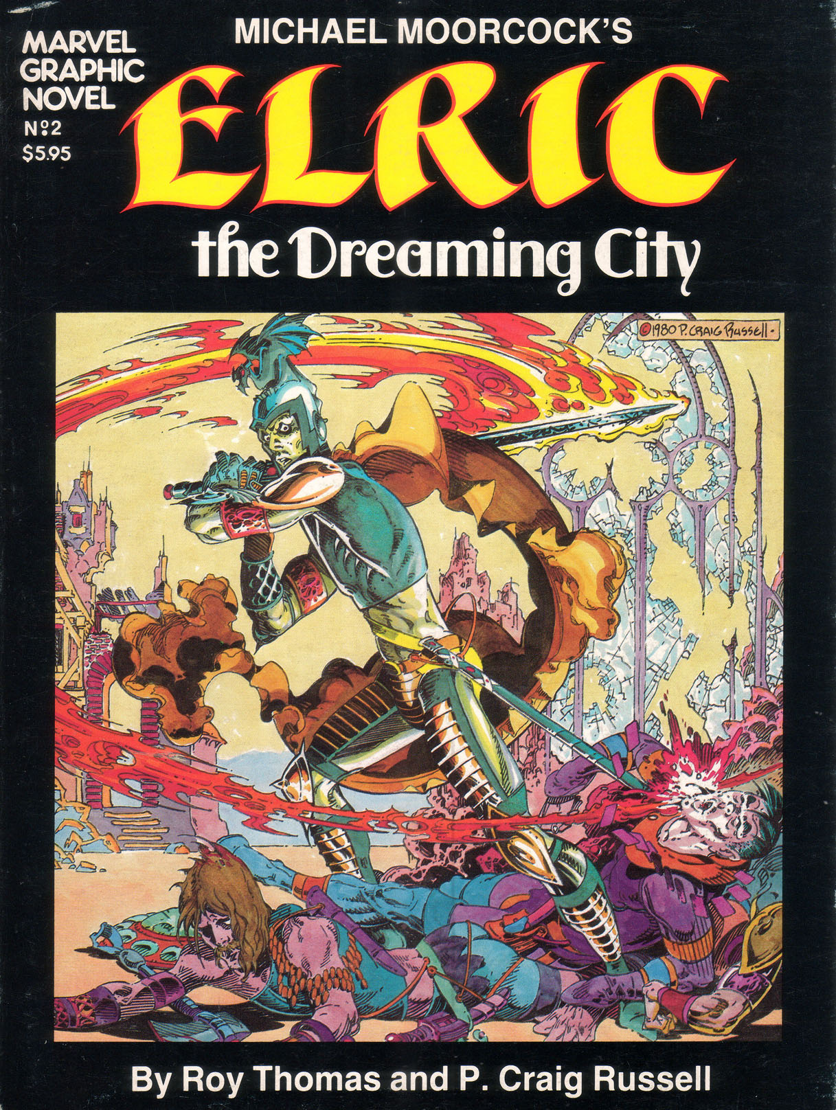 Read online Marvel Graphic Novel comic -  Issue #2 - Elric - The Dreaming City - 1