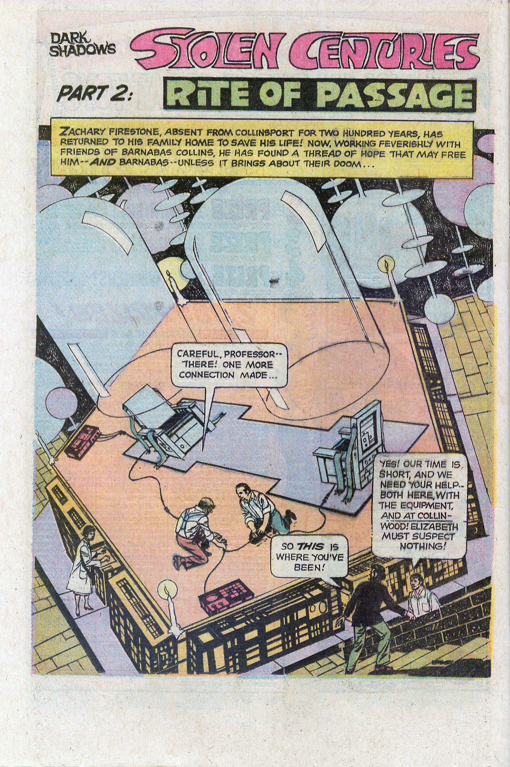 Read online Dark Shadows (1969) comic -  Issue #29 - 35