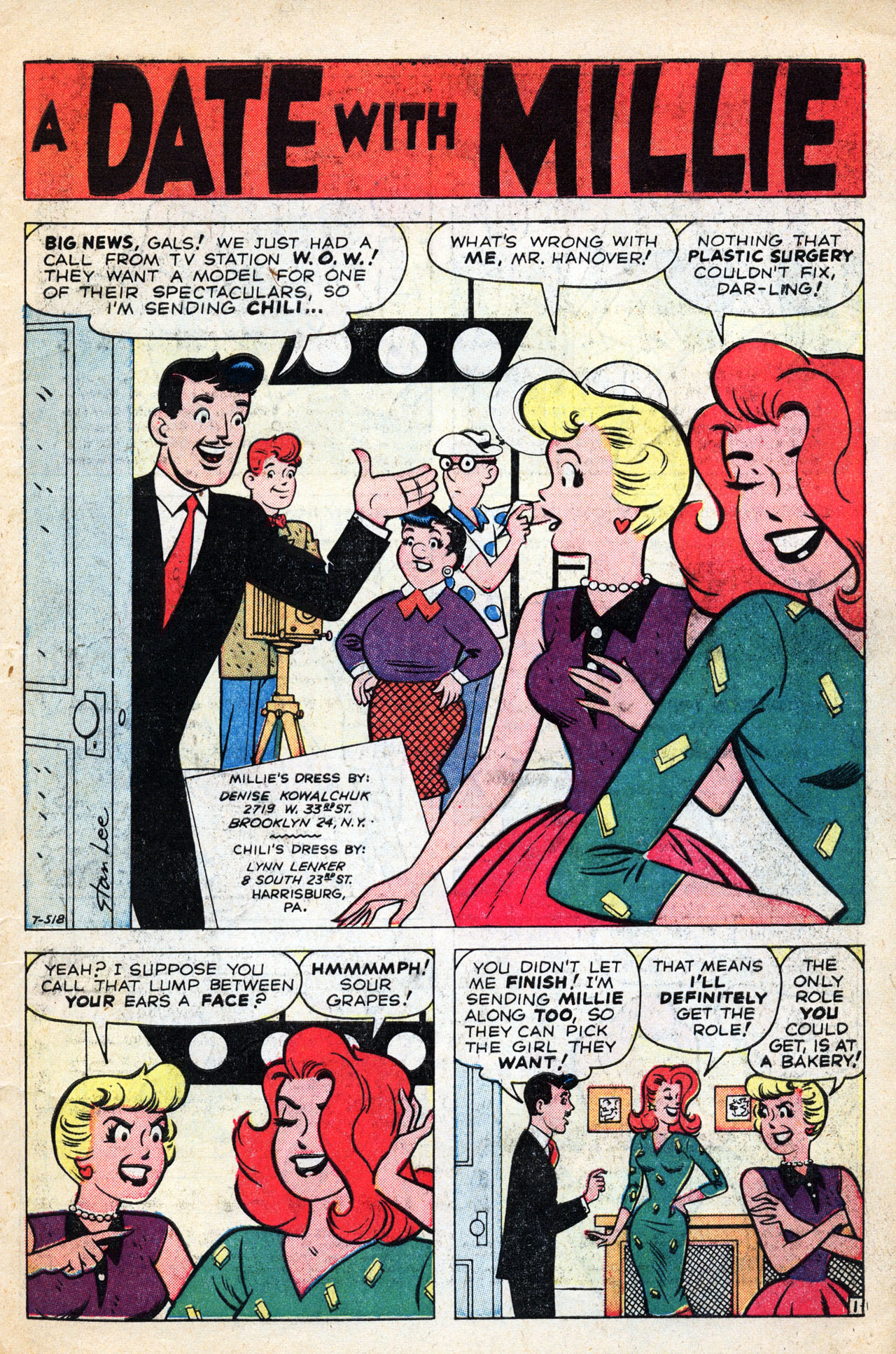 Read online A Date with Millie (1959) comic -  Issue #2 - 3