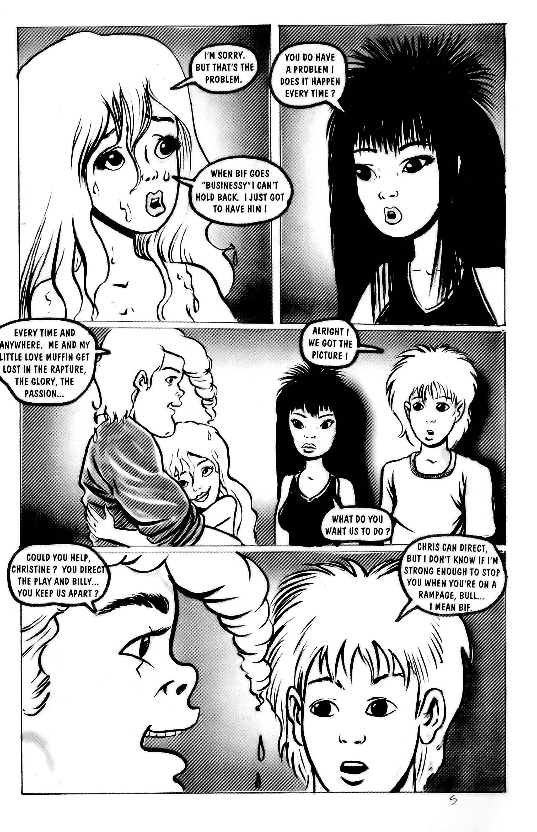 Read online Leather & Lace (1989) comic -  Issue #23 - 7