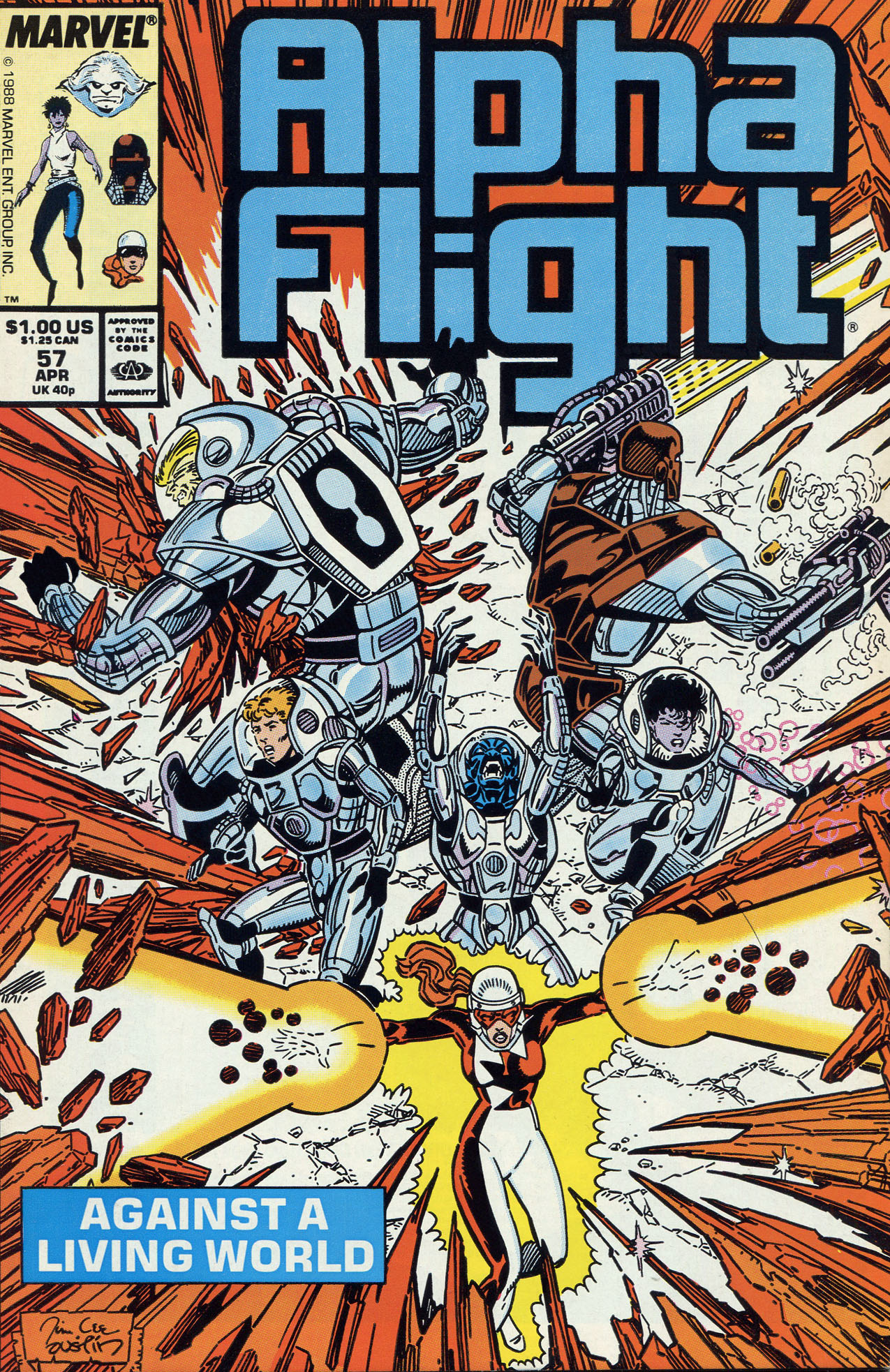 Read online Alpha Flight (1983) comic -  Issue #57 - 1