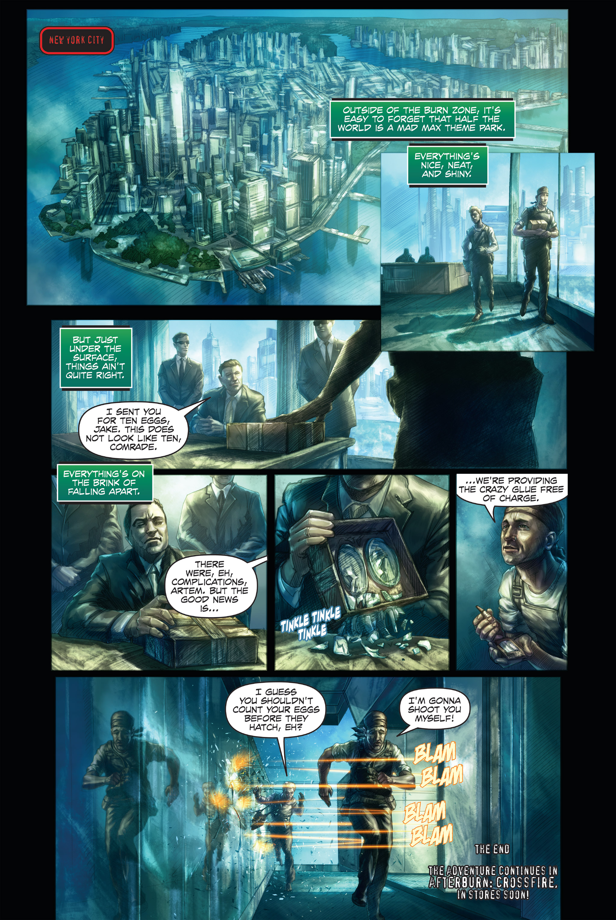 Read online Free Comic Book Day 2019 comic -  Issue # Afterburn - Mayhem in Moscow - 10