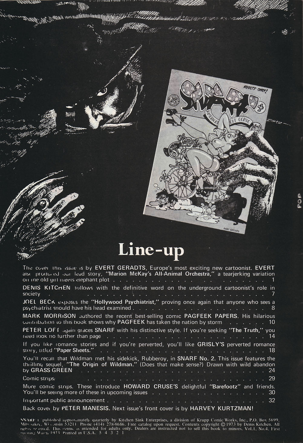 Read online Snarf comic -  Issue #4 - 2