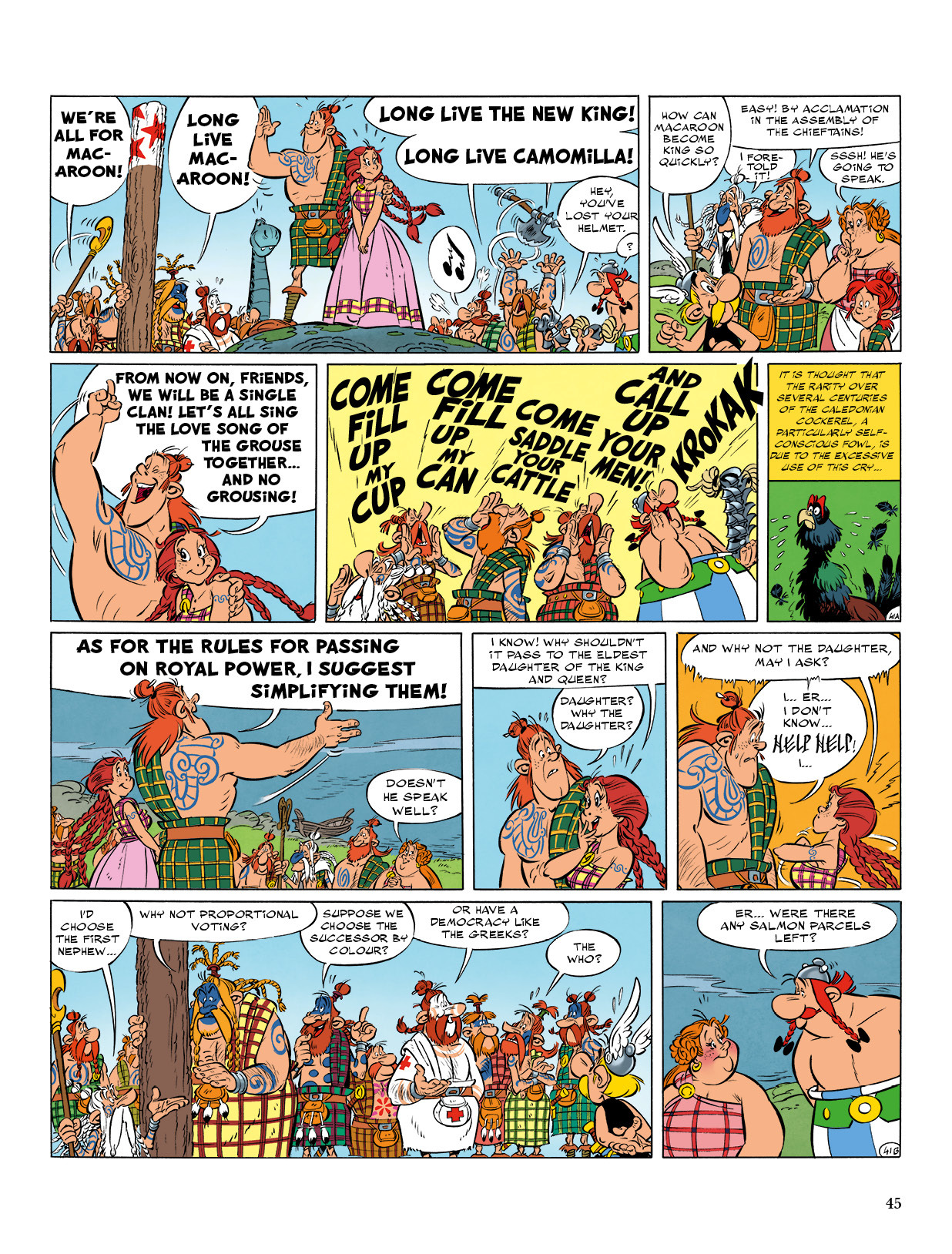 Read online Asterix comic -  Issue #35 - 46