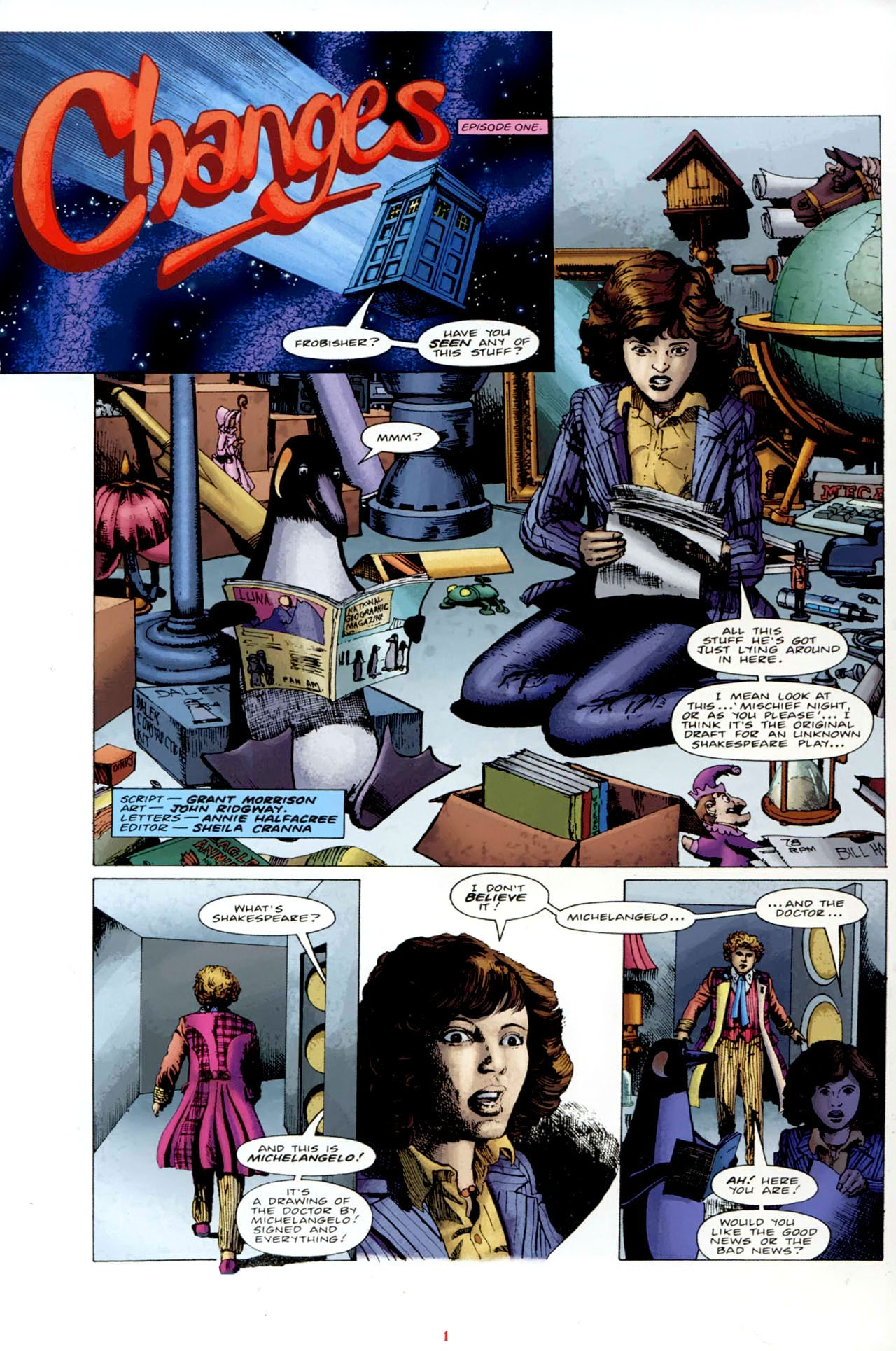 Read online Grant Morrison's Doctor Who comic -  Issue #1 - 3