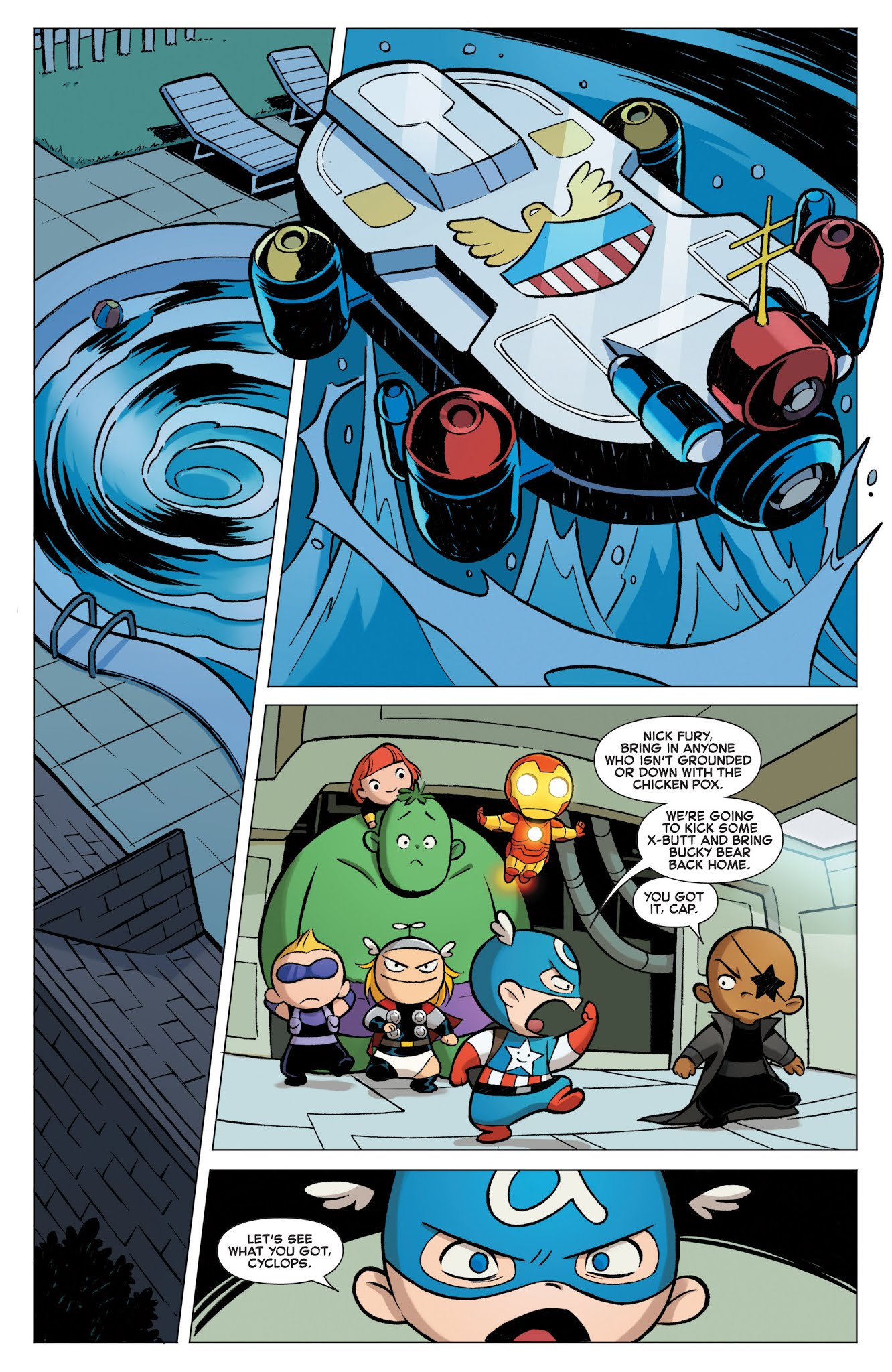 Read online Young Marvel: Little X-Men, Little Avengers, Big Trouble comic -  Issue # TPB - 10
