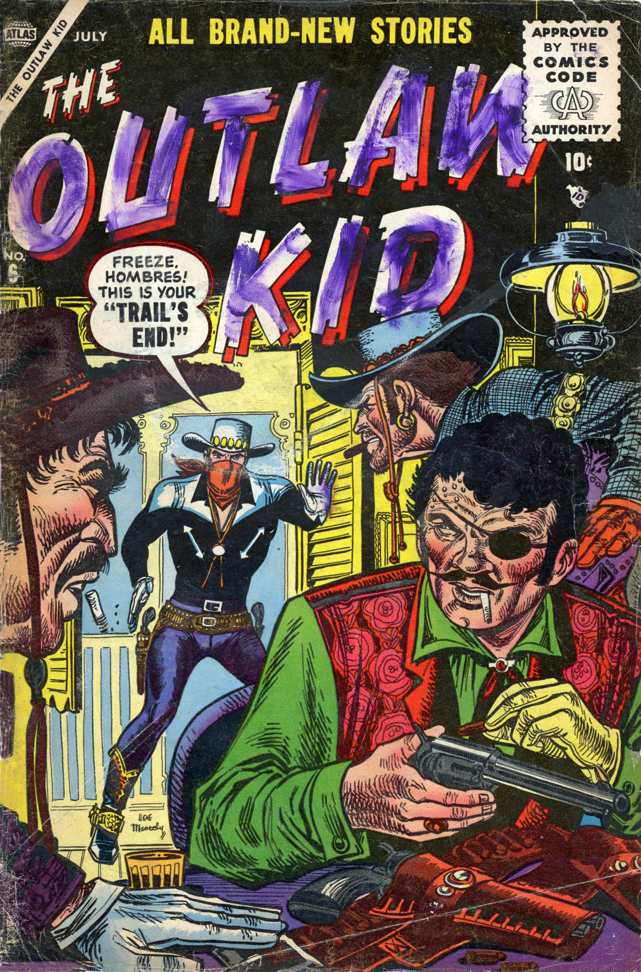 Read online The Outlaw Kid (1954) comic -  Issue #6 - 1