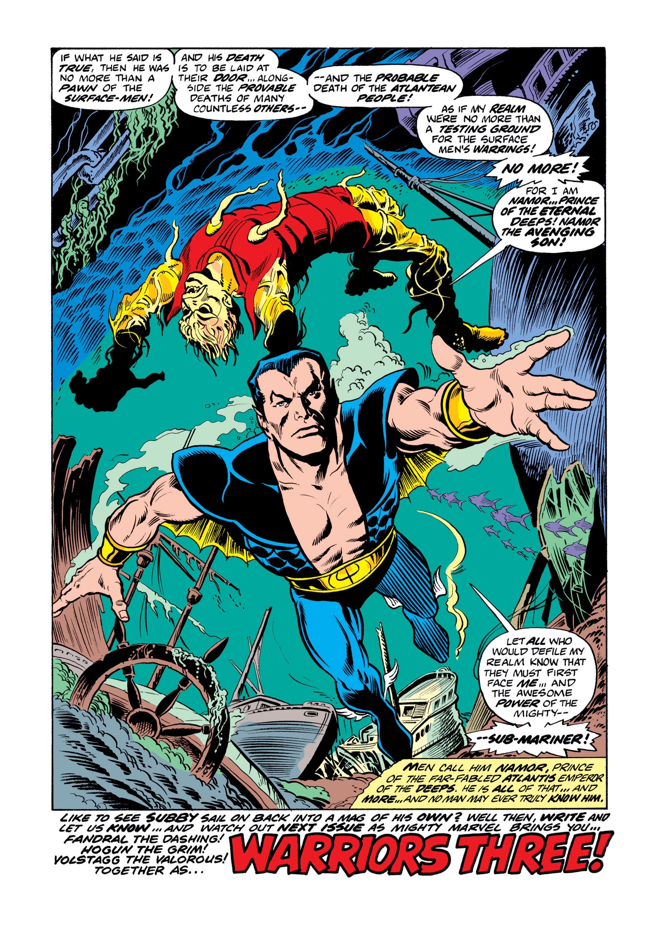 Read online Marvel Masterworks: The Sub-Mariner comic -  Issue # TPB 8 (Part 3) - 68